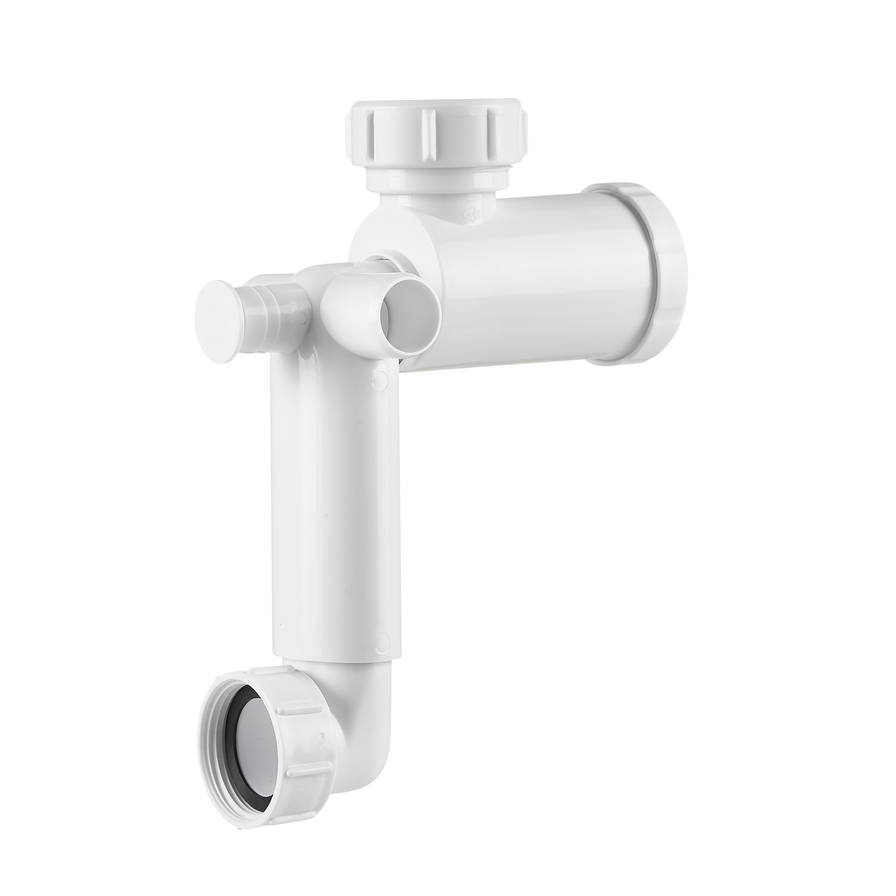 Plan double vasque Céramique Charm l.121.8 x P.49.7 x h.19.8 cm/vidage inclus - 8