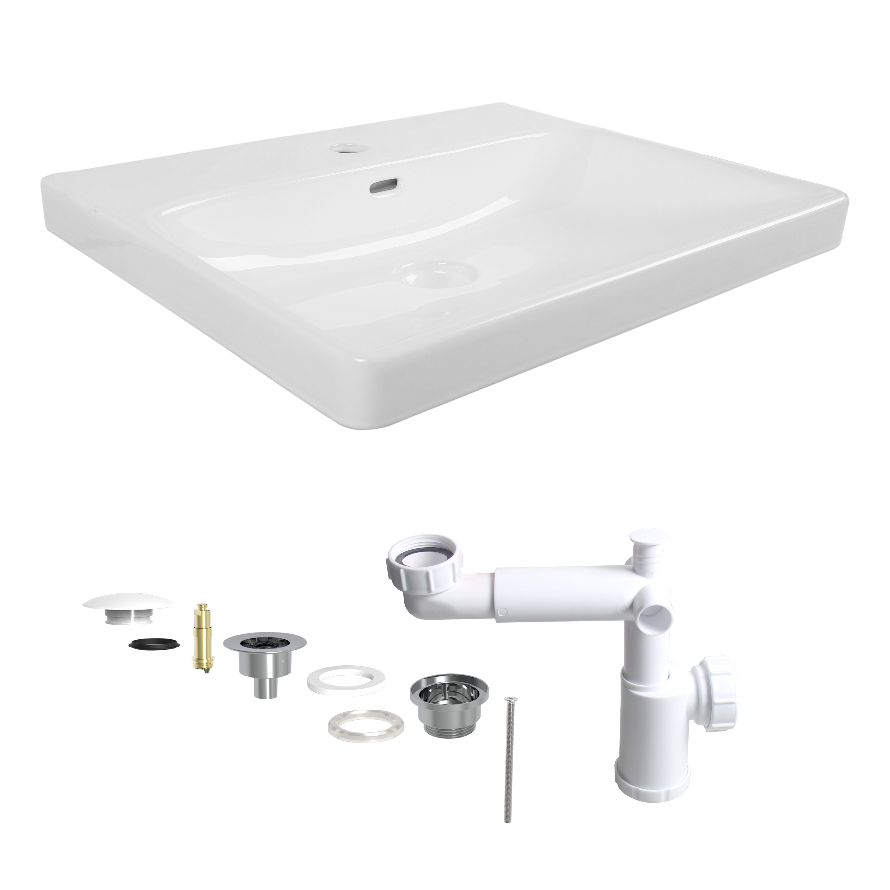 Umywalka meblowa Remix New 61 X 49.5 Sensea - 39