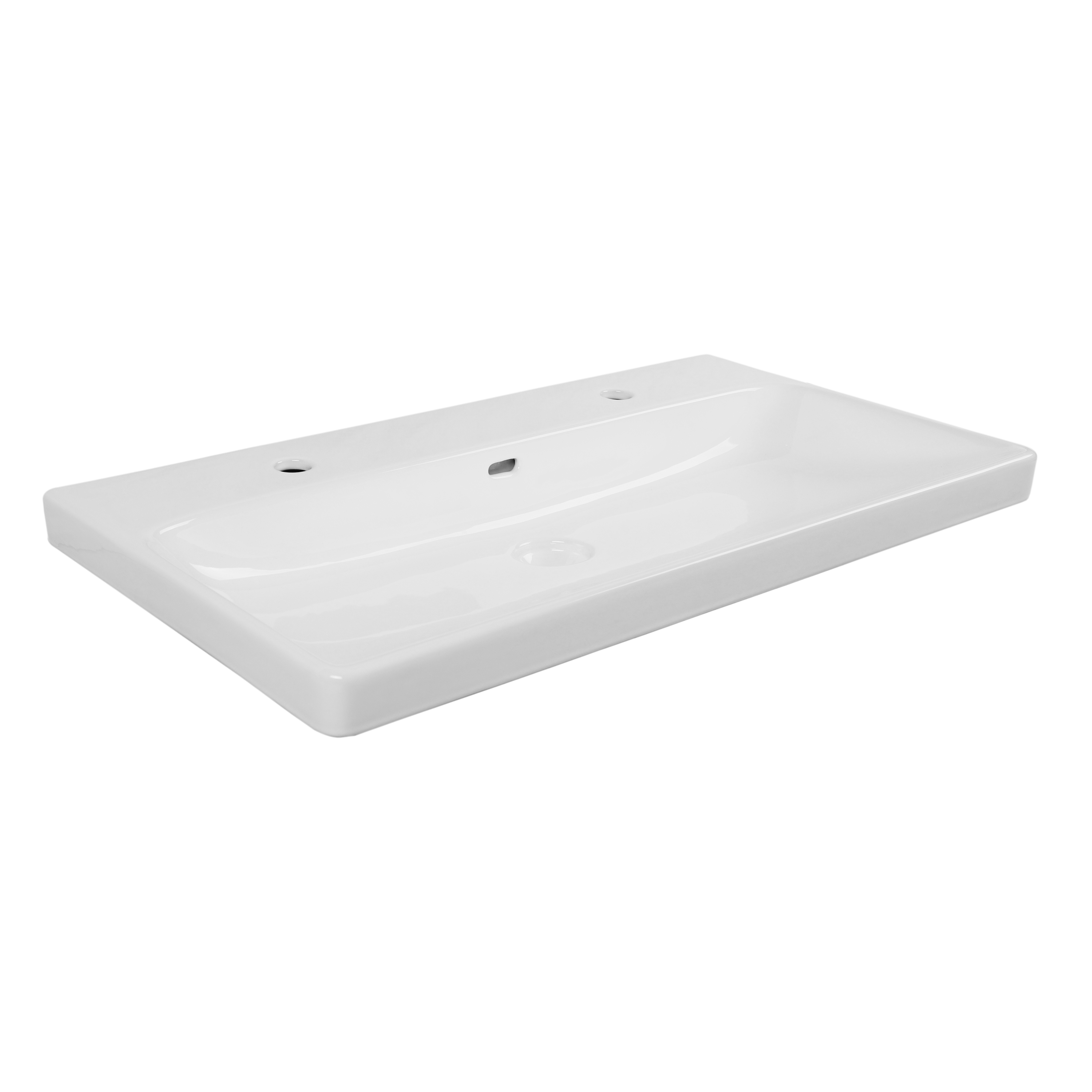 Umywalka nablatowa Remix New 91x48.5 cm biała Sensea