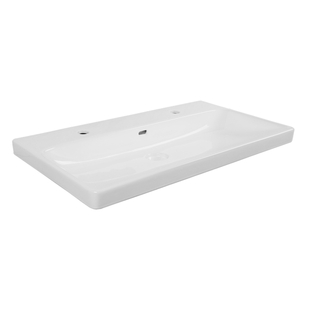 Umywalka nablatowa Remix New 91x48.5 cm biała Sensea