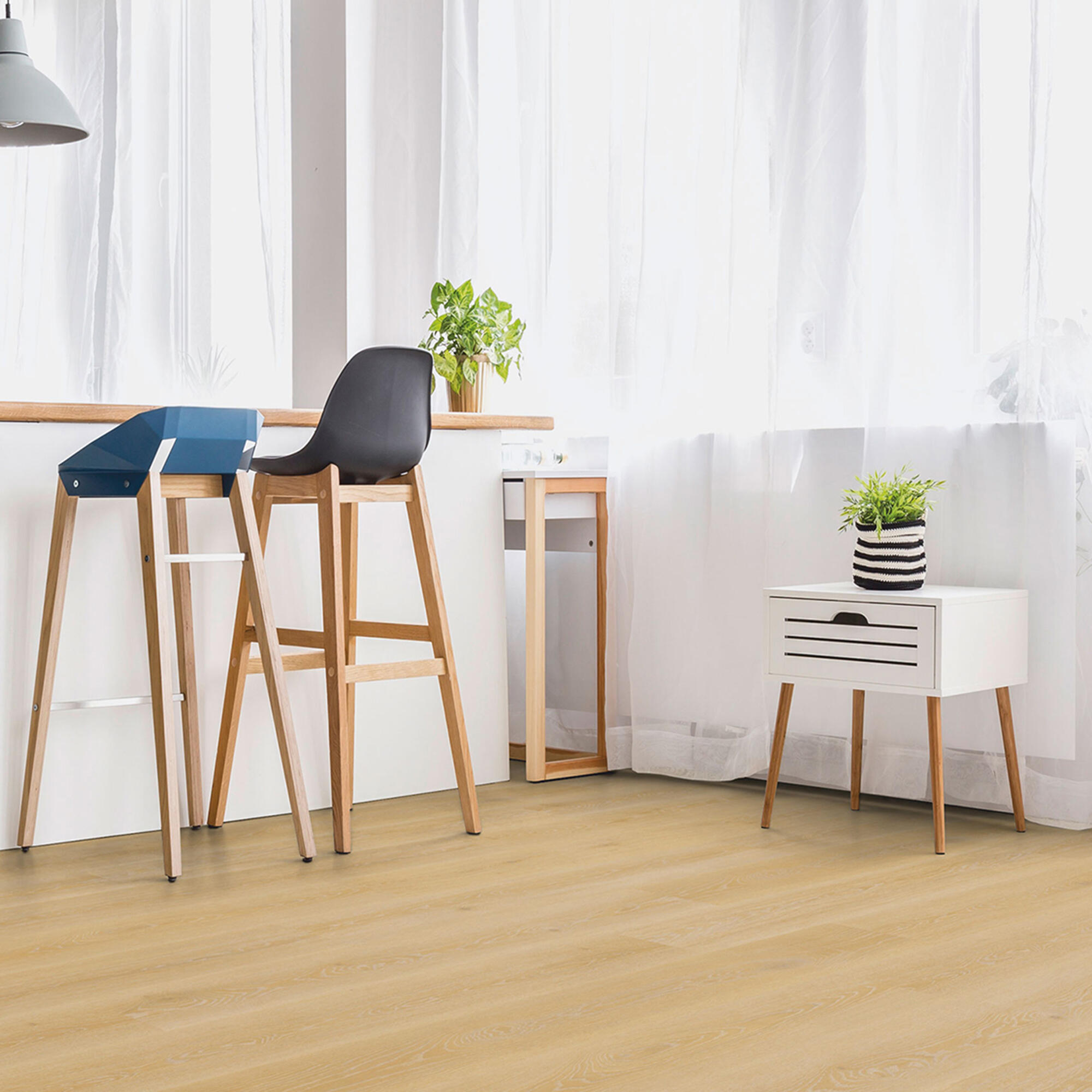 Suelo vinílico lvt click tarkett intenso extrem 5mm light oak