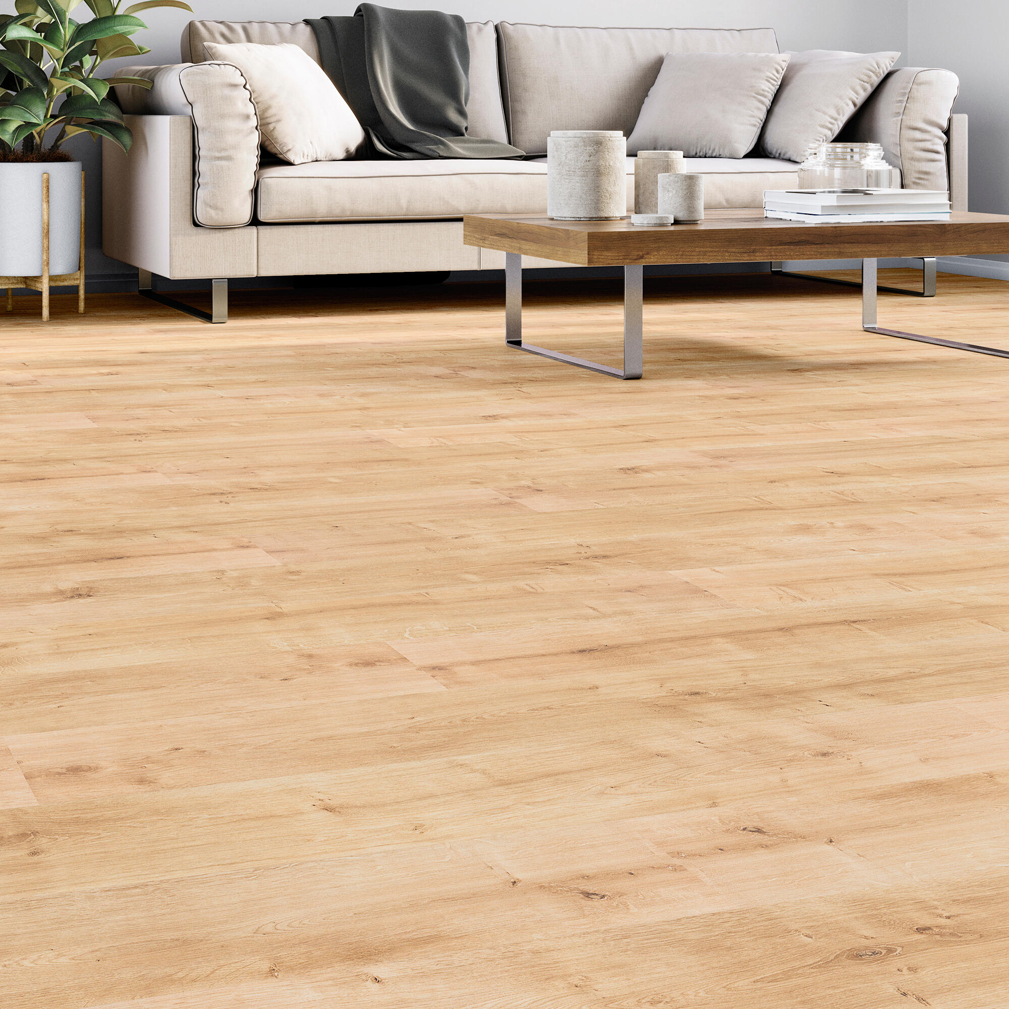 Pavimento flutuante laminado Maya superior 8 mm Artens NAT365 - 2