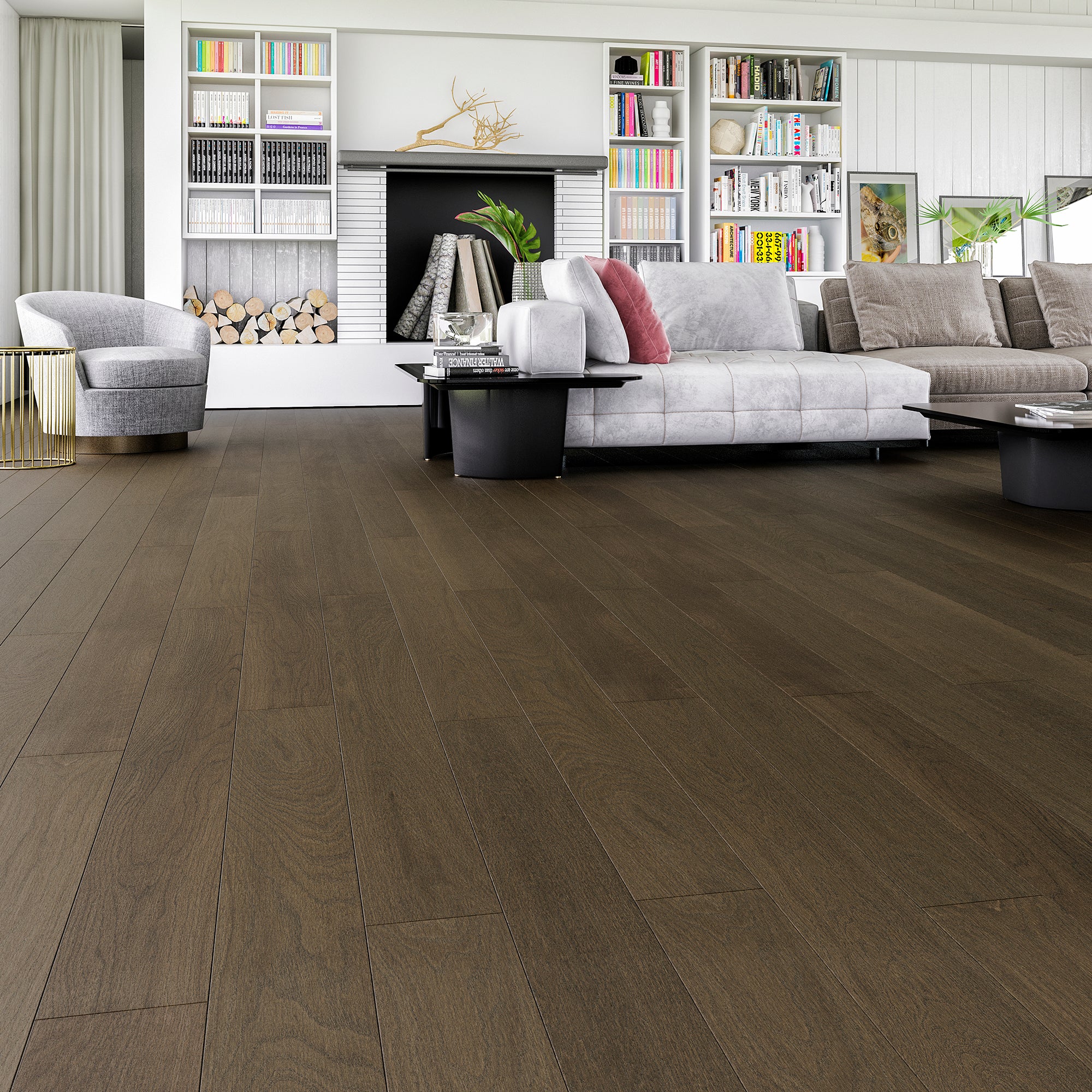 Parquet multicapa monolama select xxl roble chocolate mate 219x25 cm