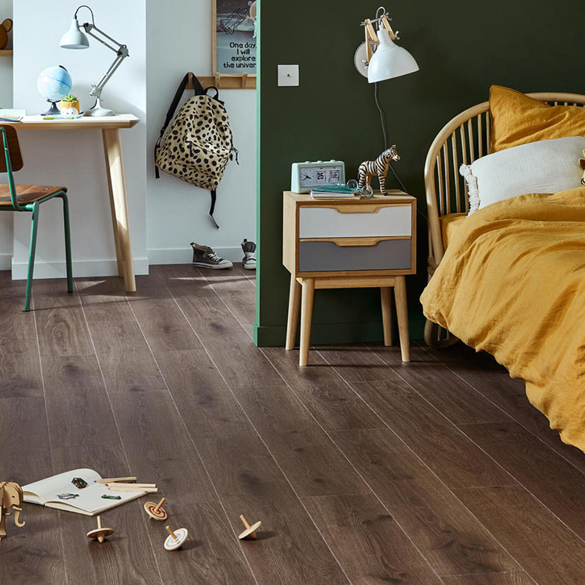 Suelo vinílico lvt click tarkett intenso extrem 5mm deli oak