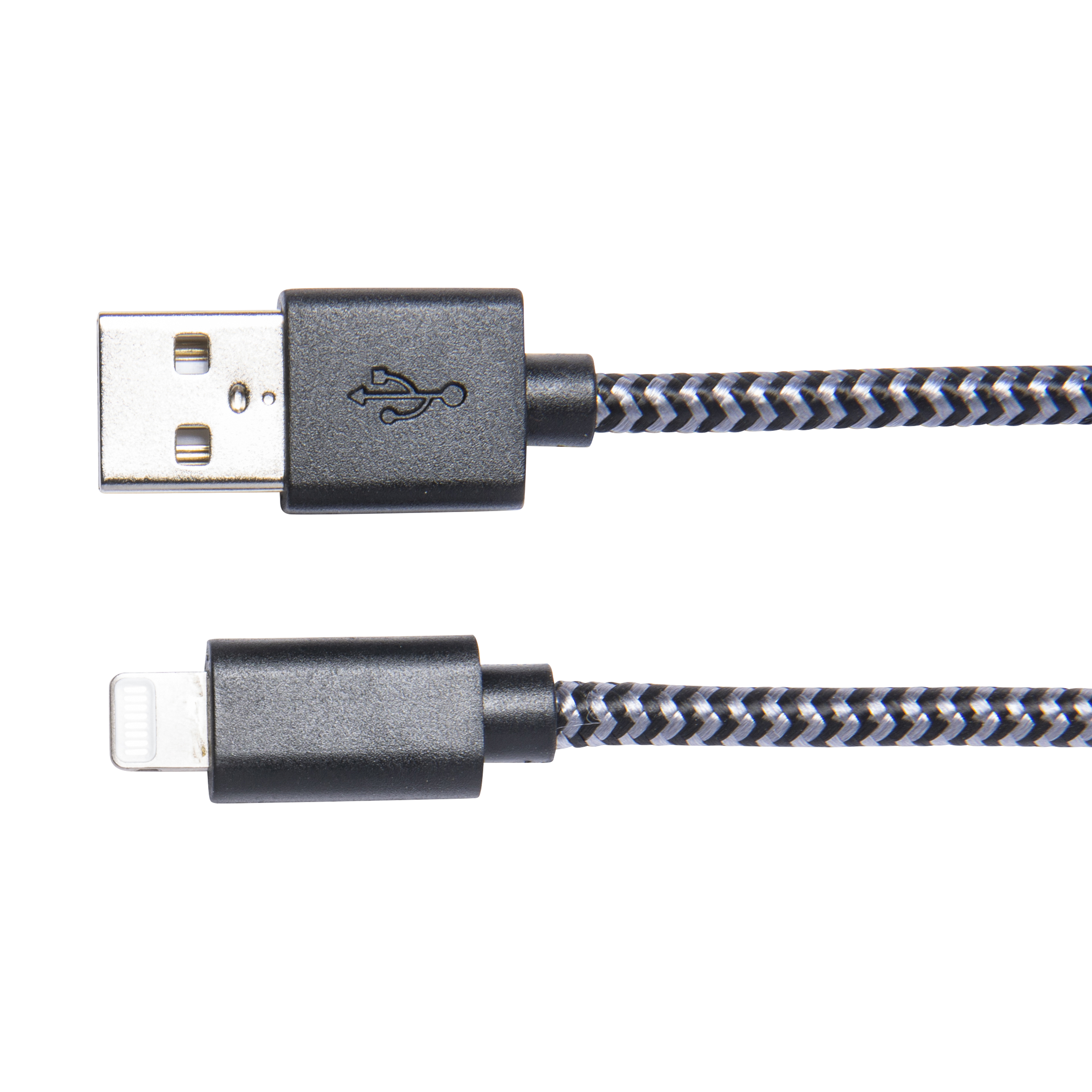 Câble USBA/Lightning, 2m, gris, Lexman - 3