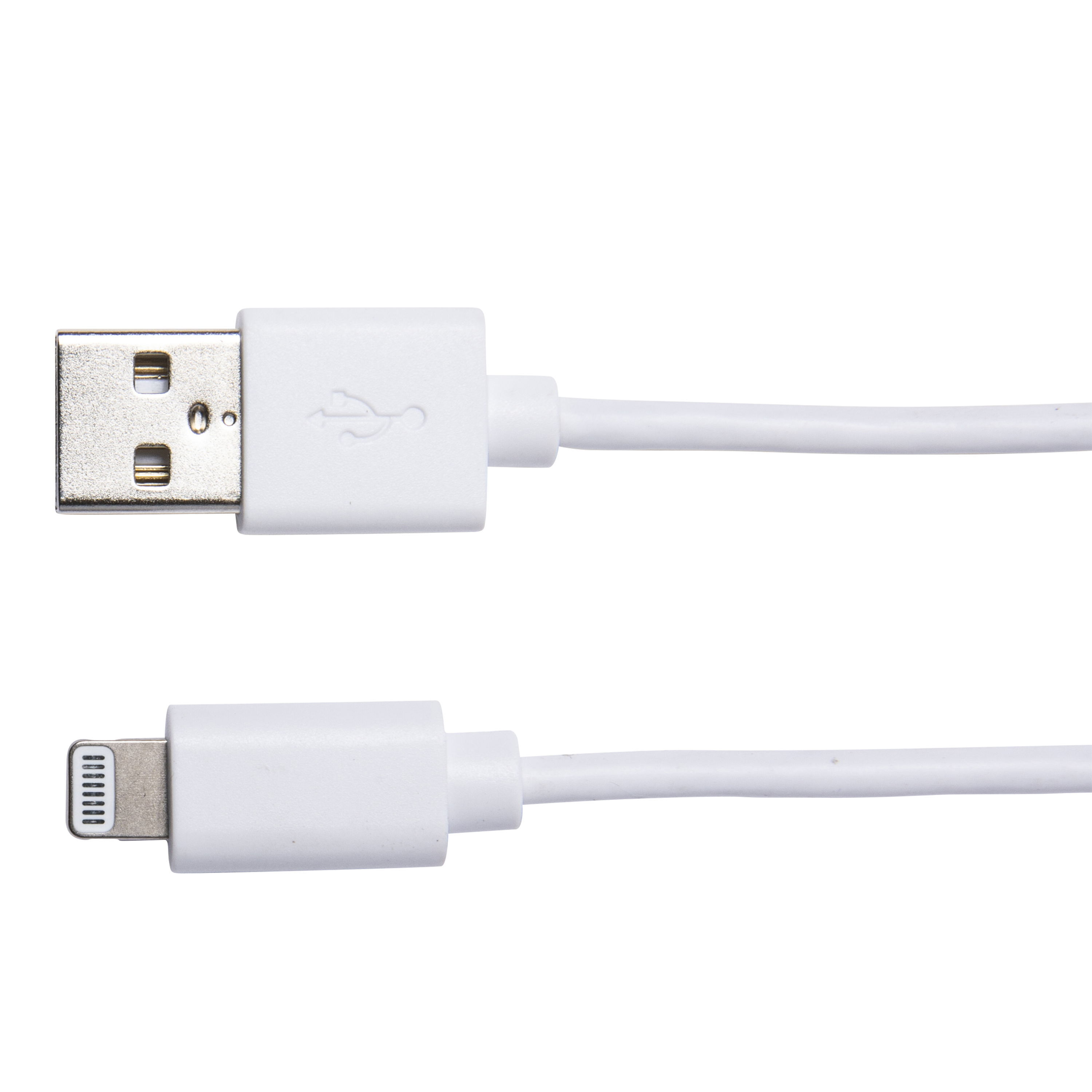Câble USBA/Lightning, 1m, blanc, Lexman - 2