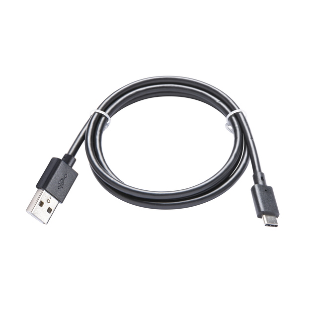 Câble USBA/USBC, 1m, noir, Lexman