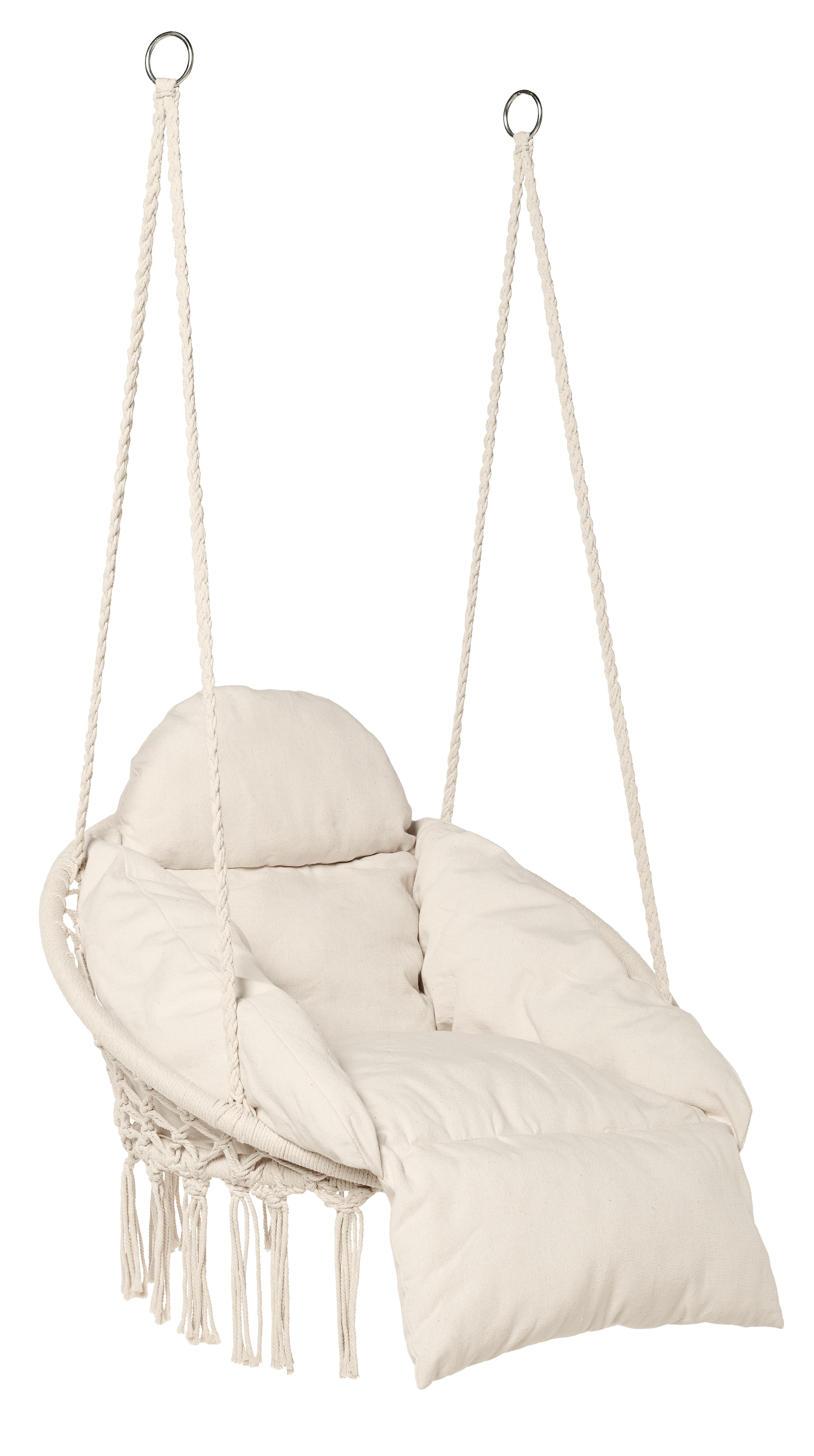 Fotel wiszący gniazdko May beżowy Corciano