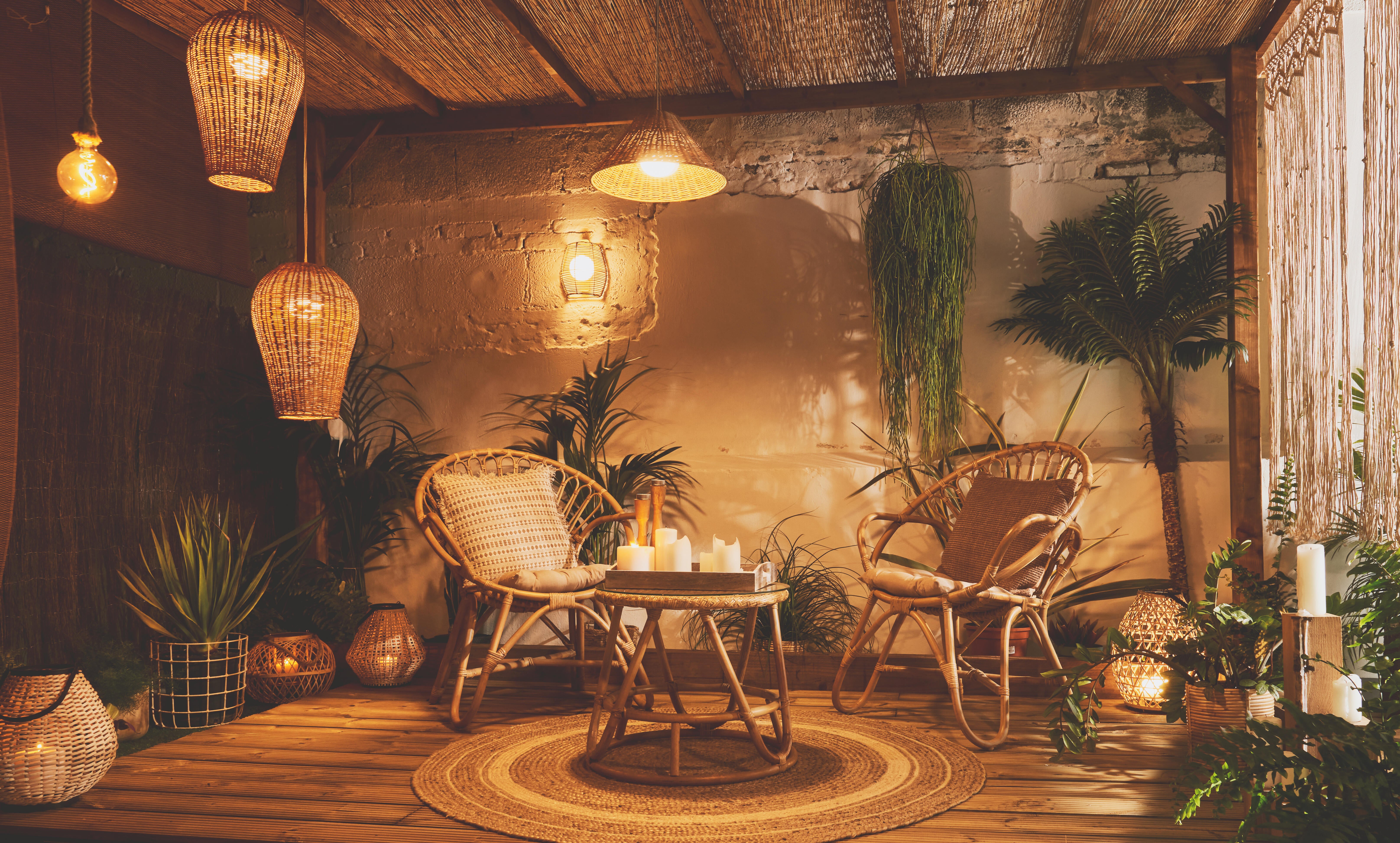 Lampadario LED design CALOBRA 20 BATTERY HANG marrone, luce calda 900 lumen, NEWGARDEN, IP54 - 10