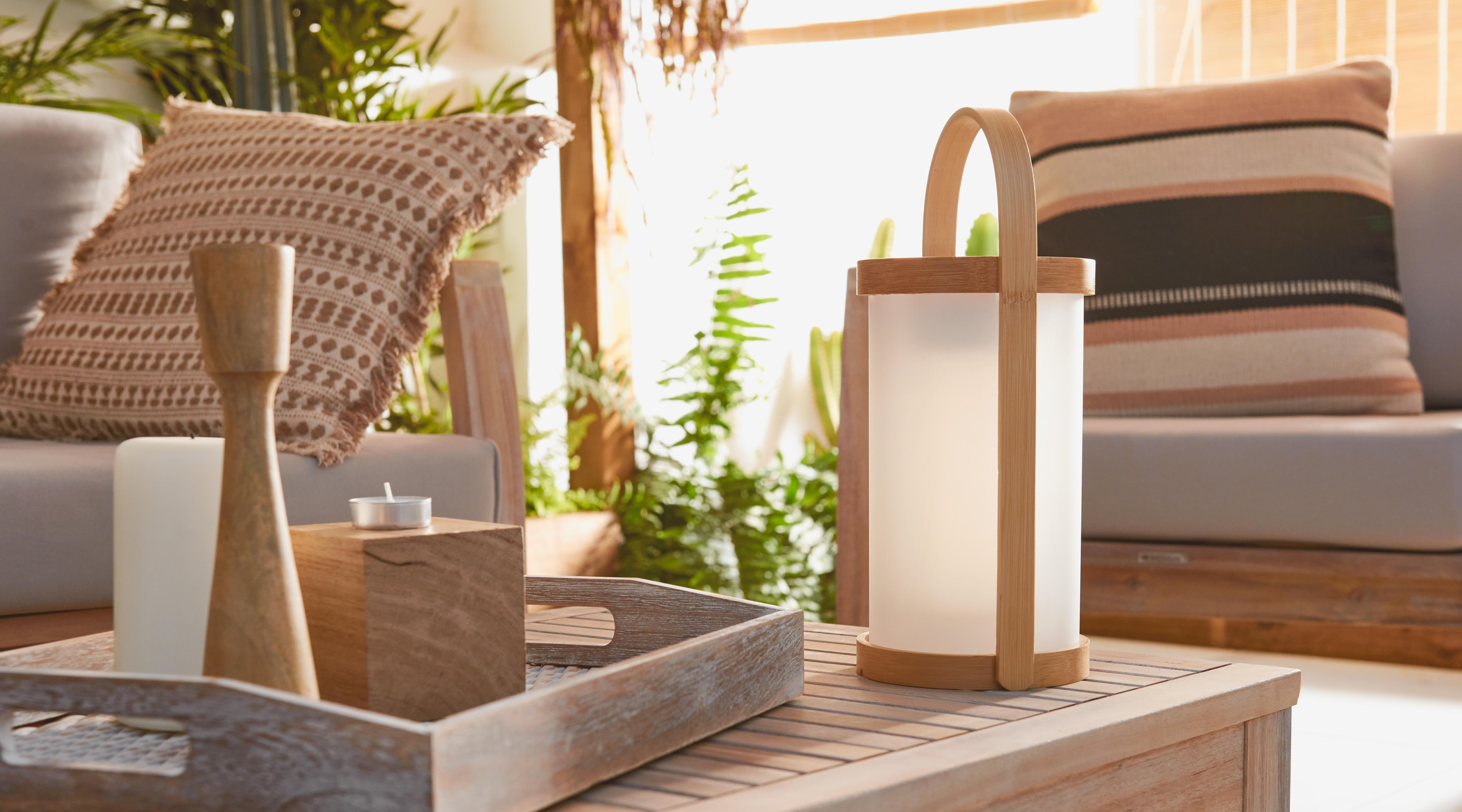 Conjunto jardim relax sofá e mesa Acácia Solaris Naterial - 26