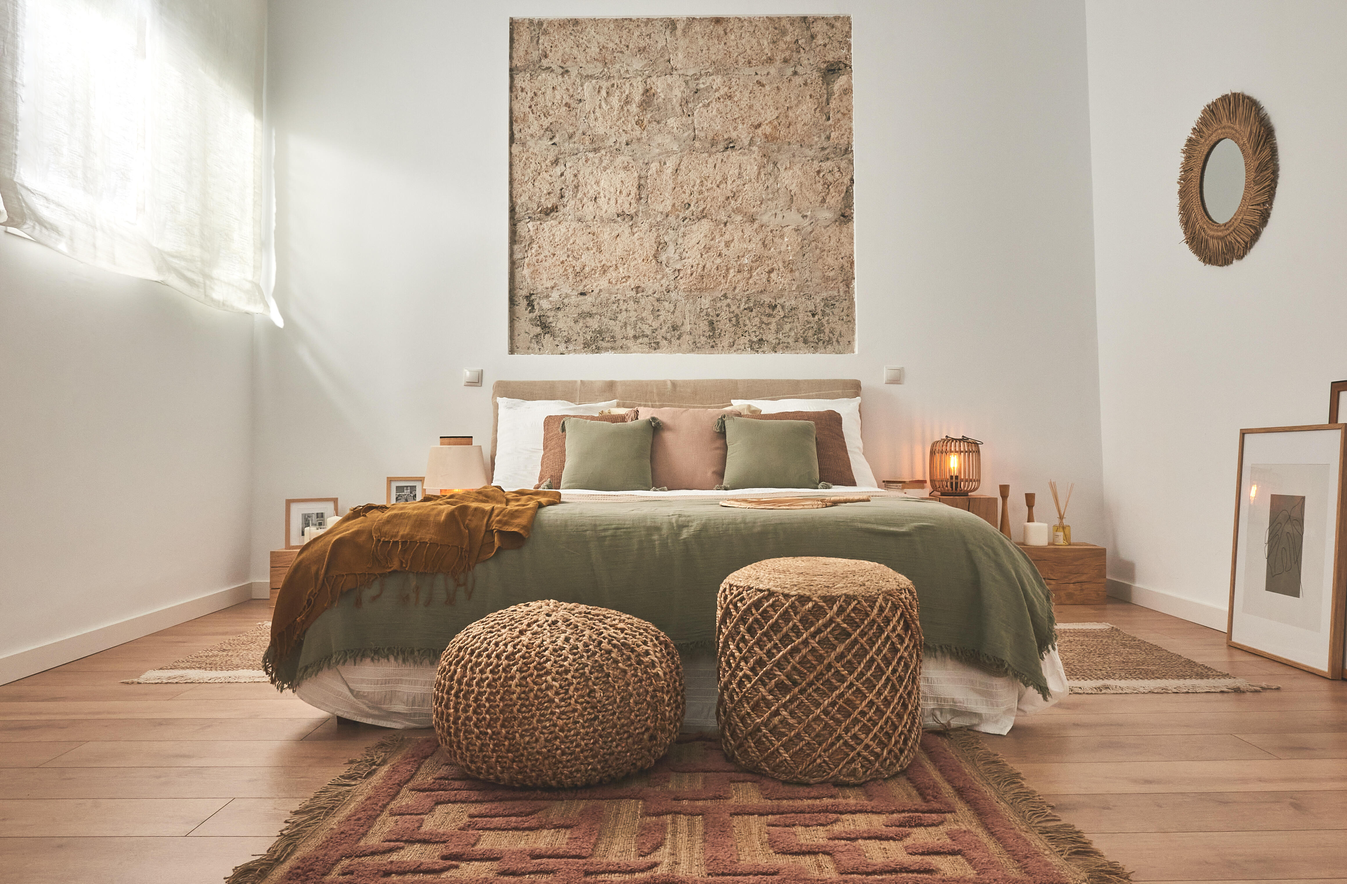 ▷ La nueva tendencia: Decorar dormitorios con piedra natural - Tilesonline