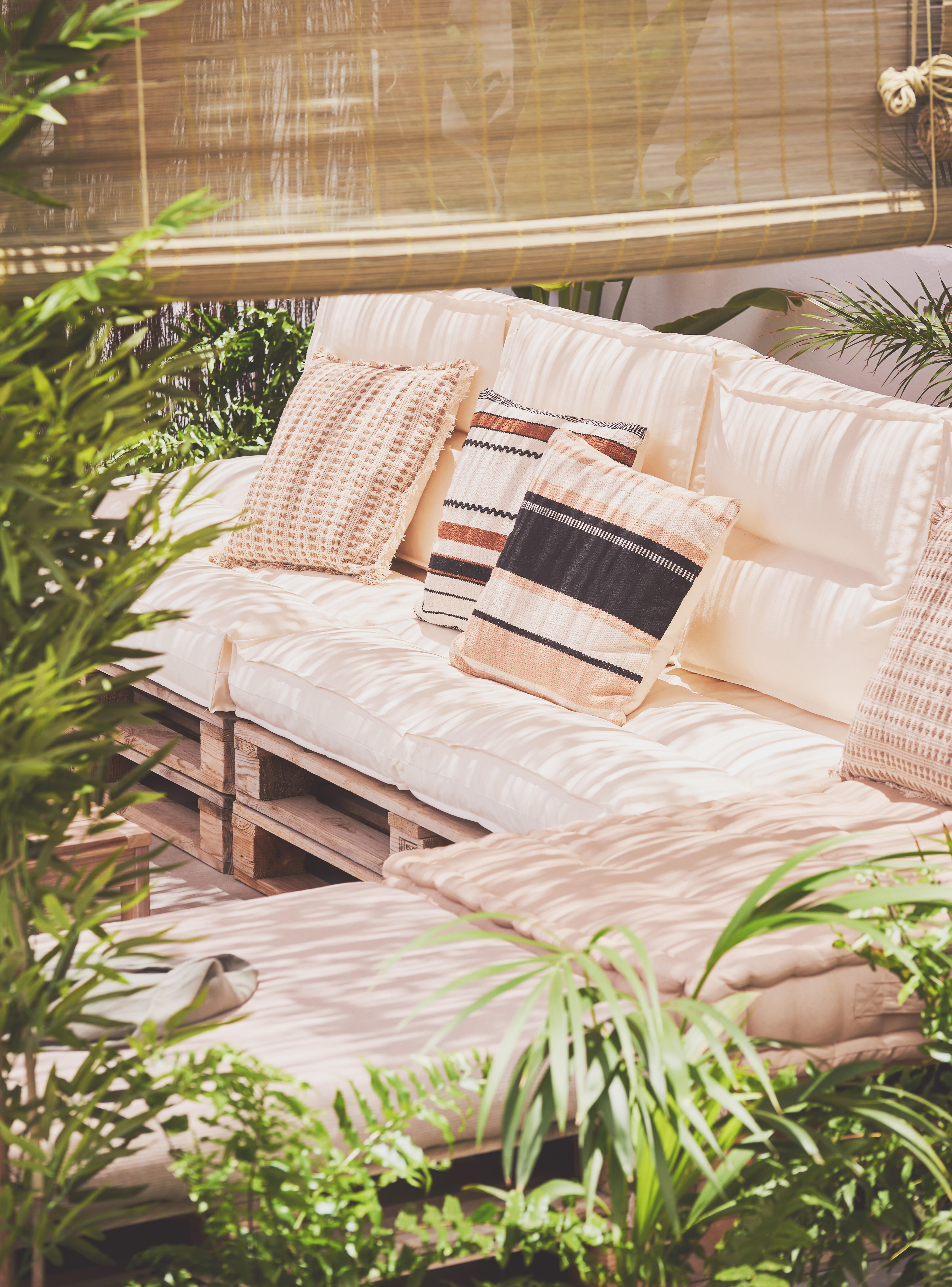 Conjunto jardim relax sofá e mesa Acácia Solaris Naterial - 23