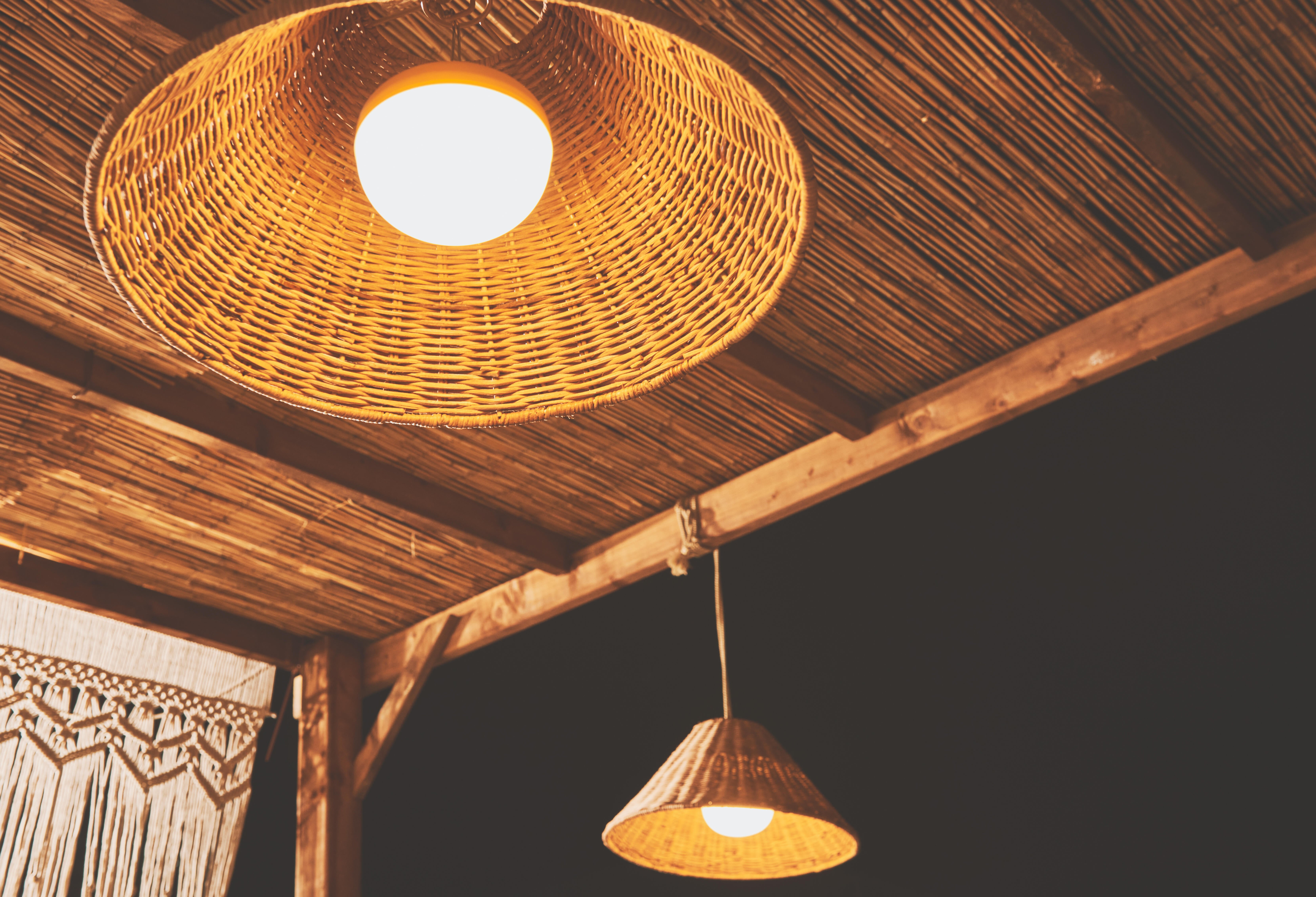 Lampadario LED design CALOBRA 20 BATTERY HANG marrone, luce calda 900 lumen, NEWGARDEN, IP54 - 26