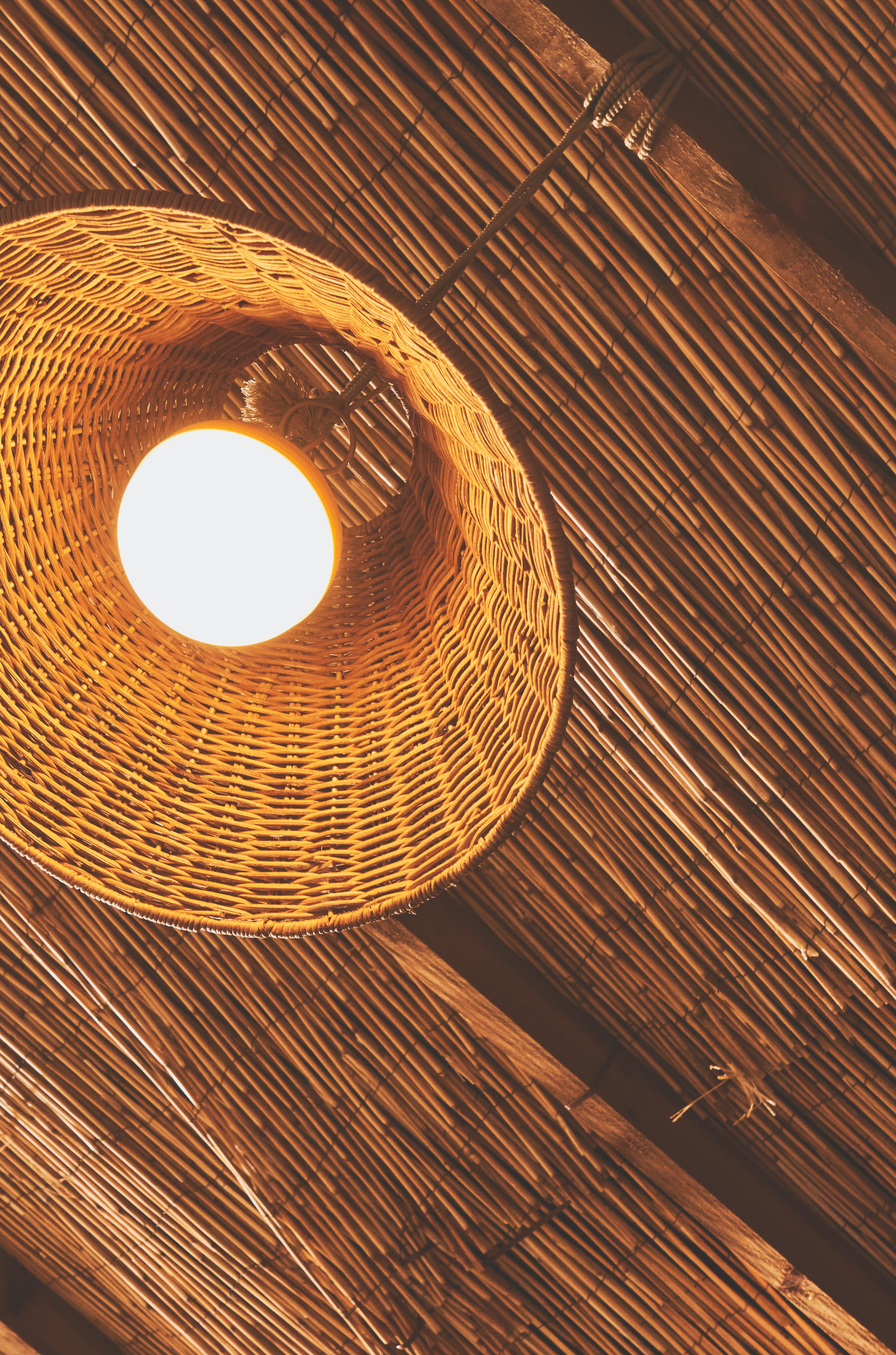 Lampadario LED design CALOBRA 20 BATTERY HANG marrone, luce calda 900 lumen, NEWGARDEN, IP54 - 25