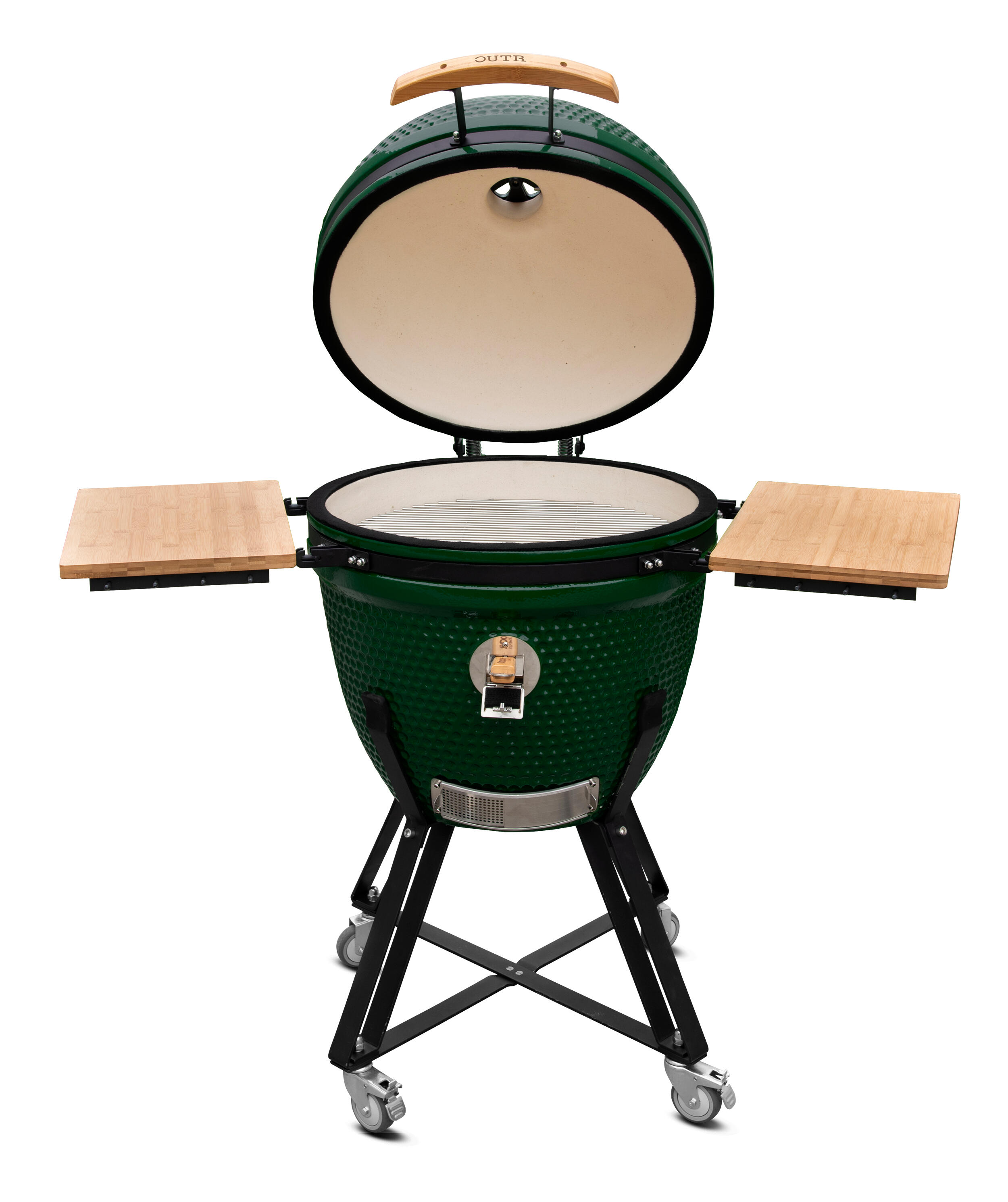 Barbacoa kamado grill xl 60 verde outr recomendado para de 6 a 10 personas