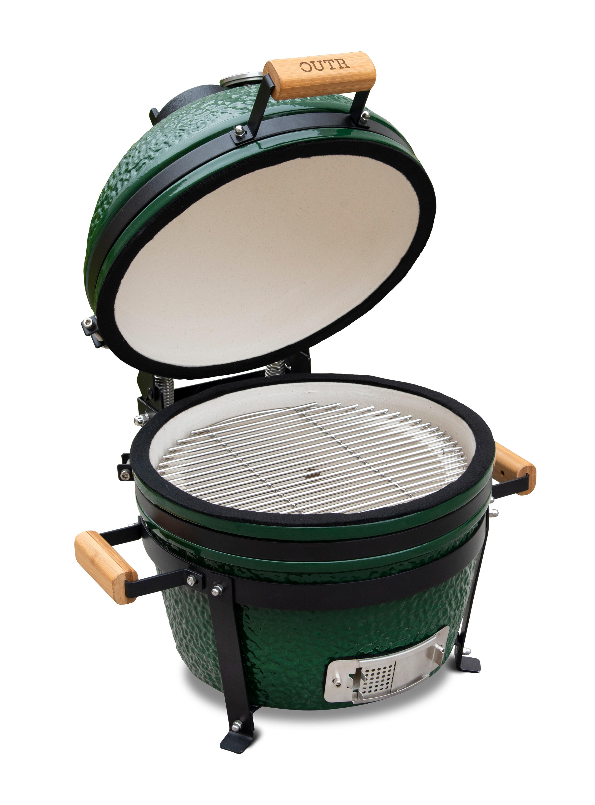 Barbacoa kamado grill medium 40 verde recomendado para de 6 a 10 personas