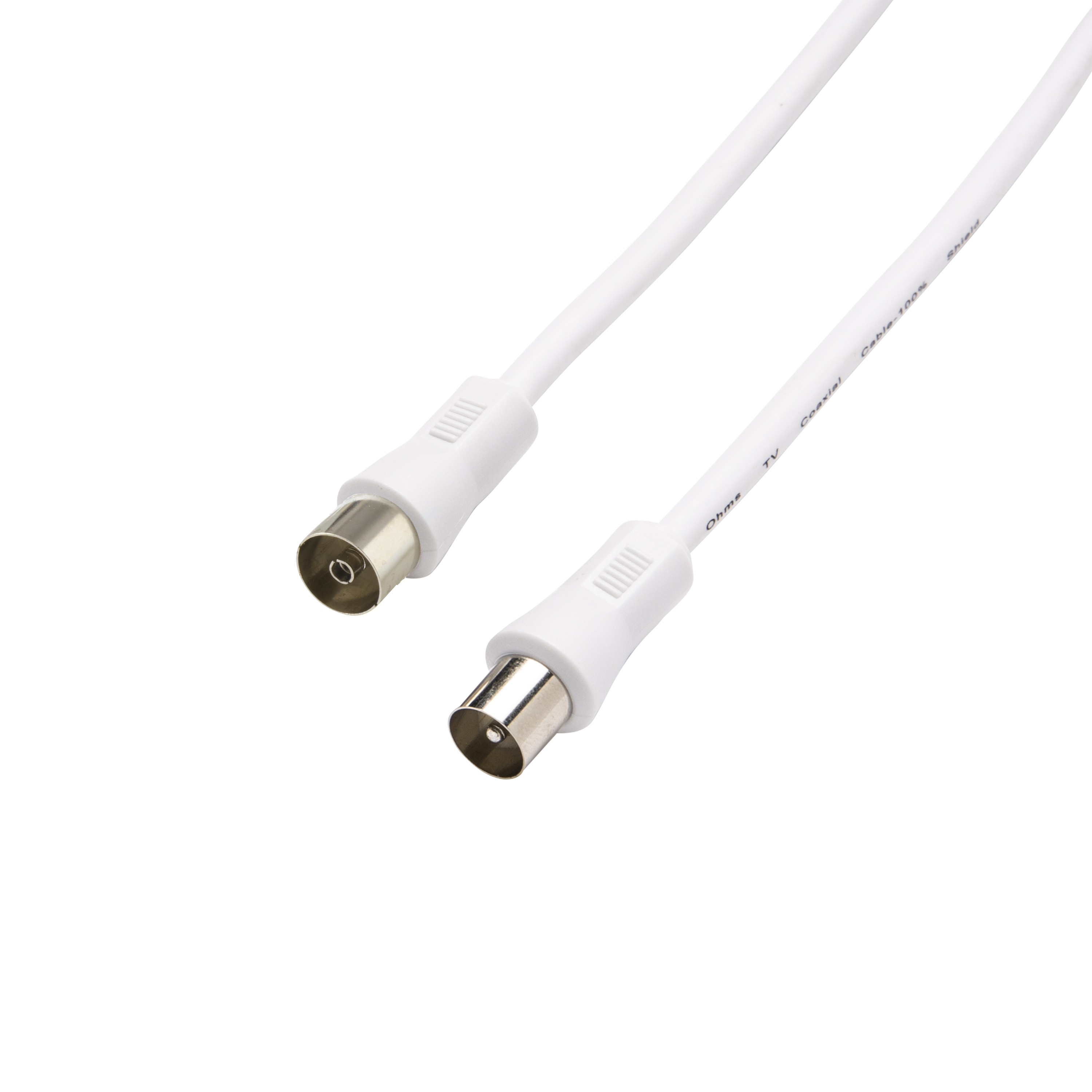 Cordon coaxial 9.5mm, mâle/femelle, 1.5m, Lexman - 2