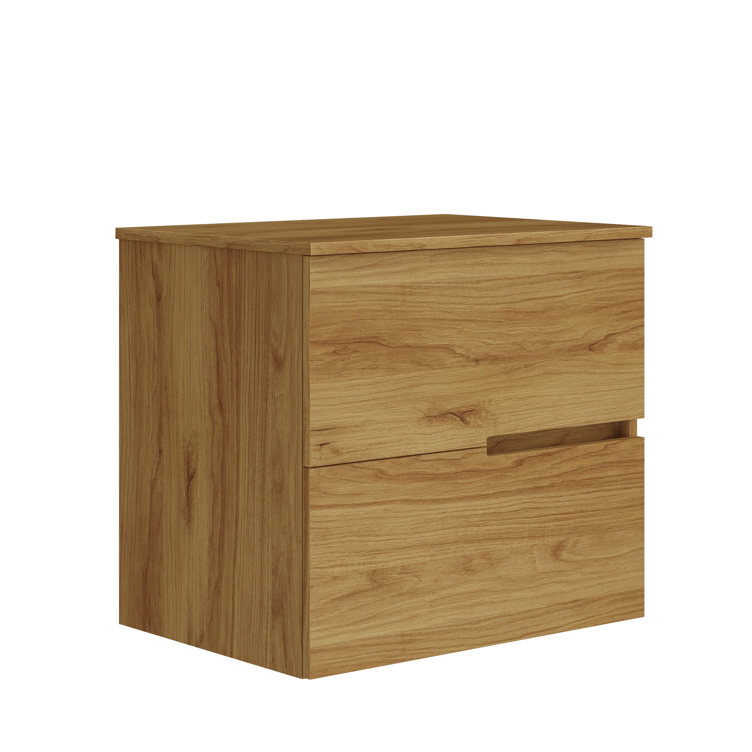 Mueble de baño alda top roble 70x46 cm (lavabo no incluido)