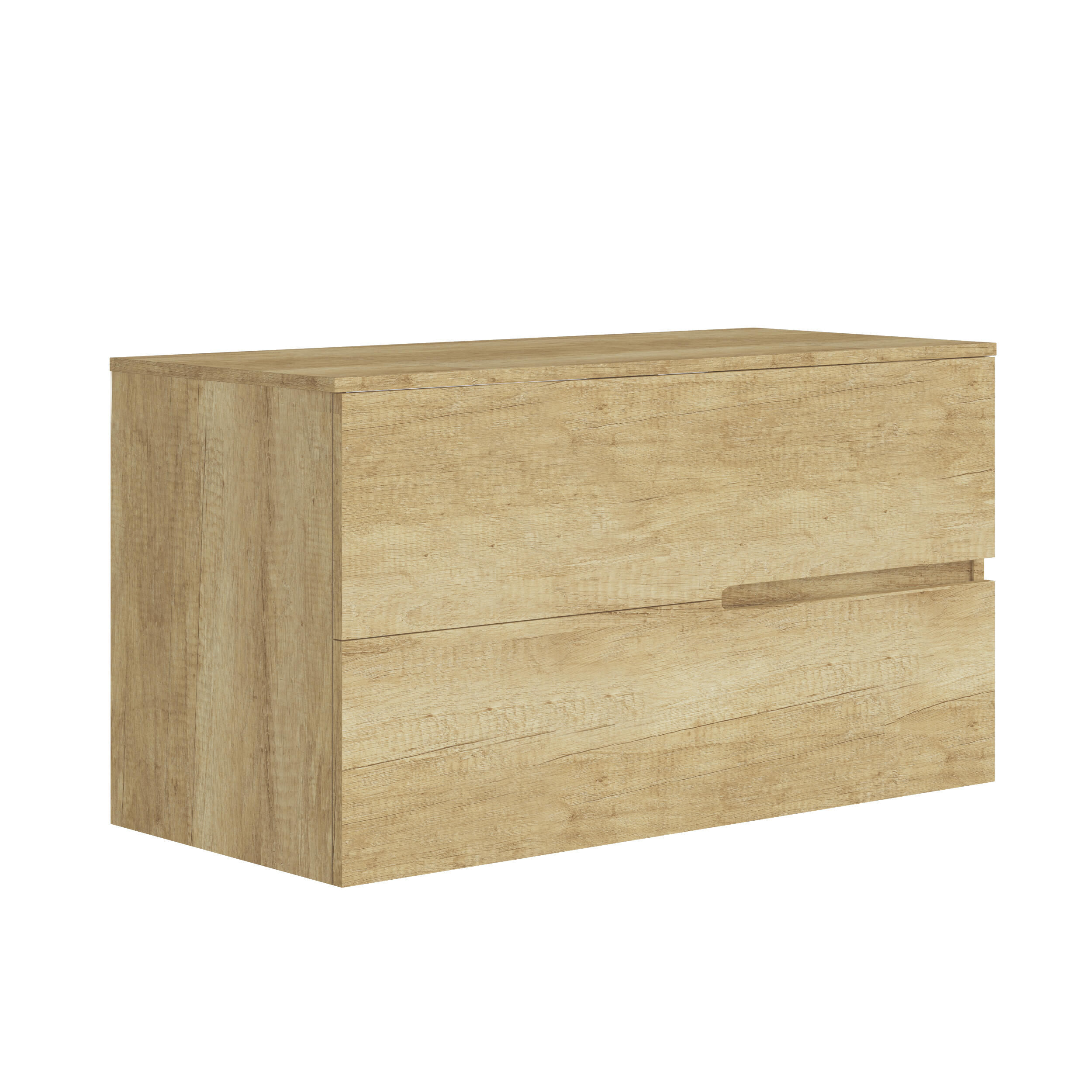 Mueble de baño alda top olmo 100x46 cm