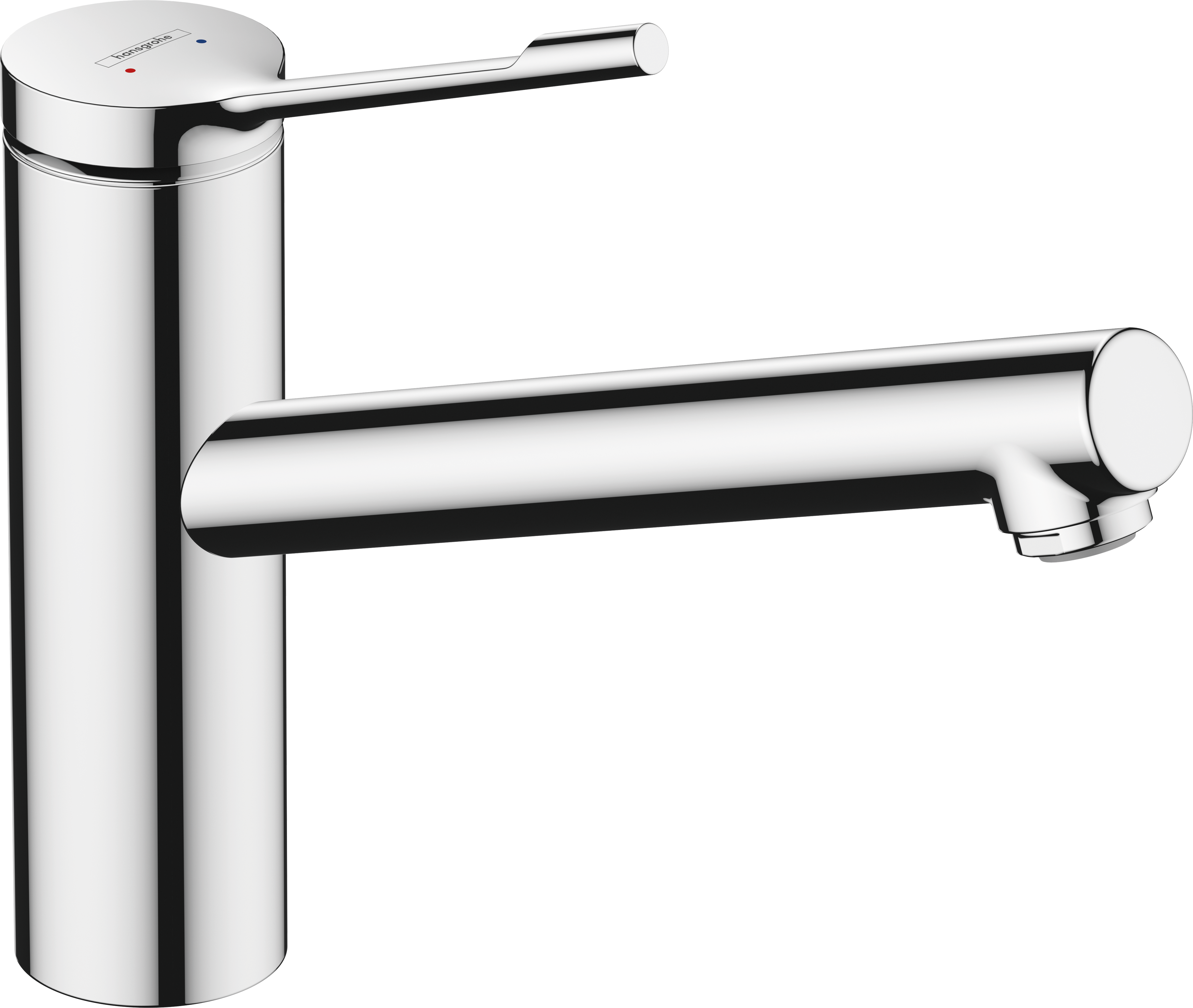 Bateria kuchenna wylewka F 21 cm Zesis Lean Chrom Hansgrohe