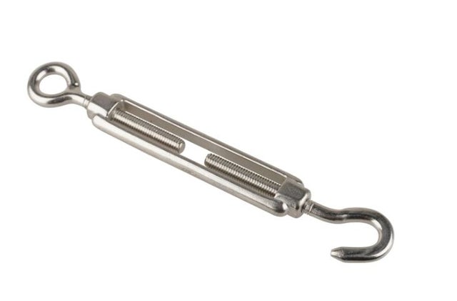 LQIOACU 30 Pièces Serre-Câbles Inoxydables - Tendeur Cable Acier Inox Avec Écrous, Idéal Pour Auvents, Cordes à Rideaux Et Cordes à Linge