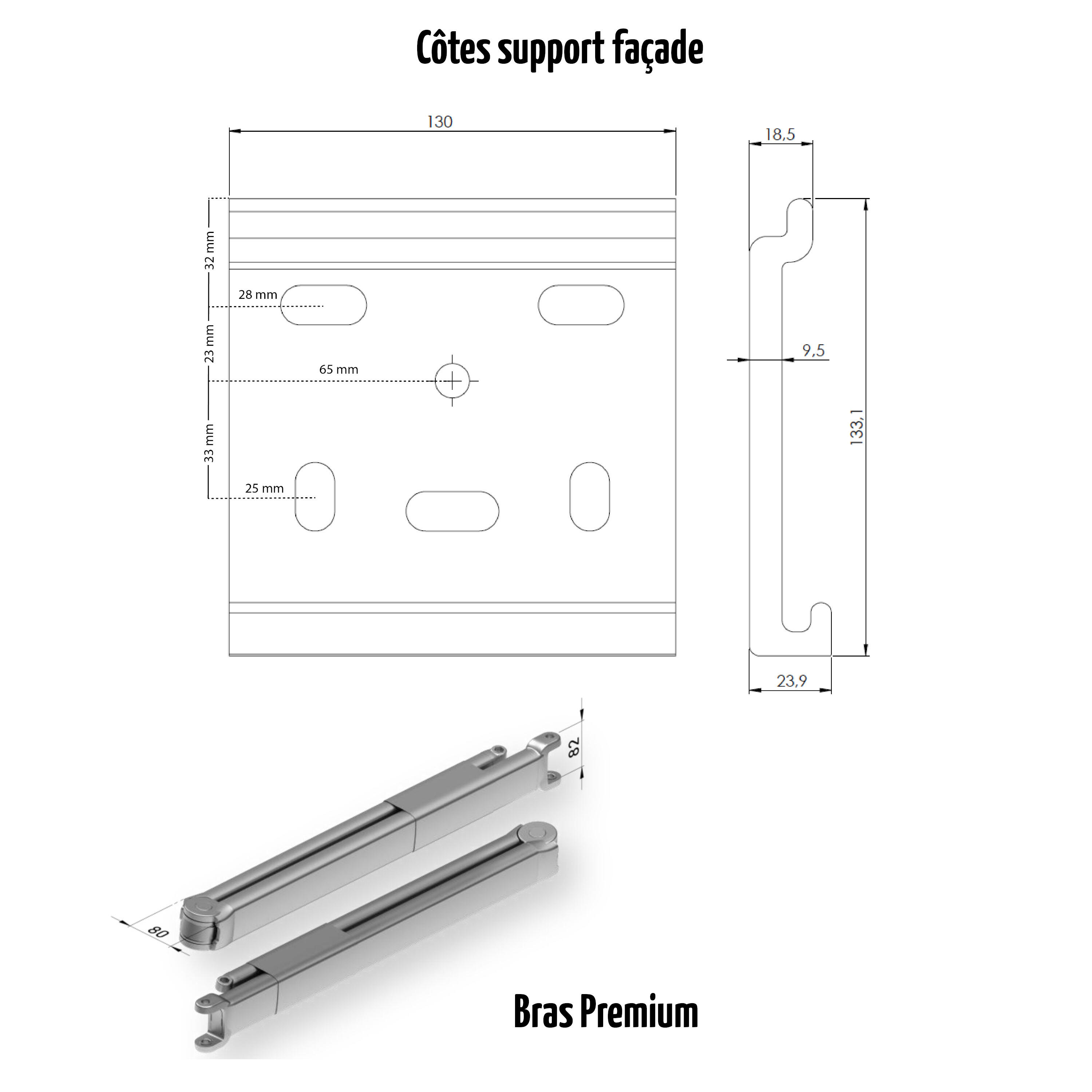 Store banne motorisé 4 x 3.5 m Aix2 XL blanc LED, toile acrylique cappuccino - 8