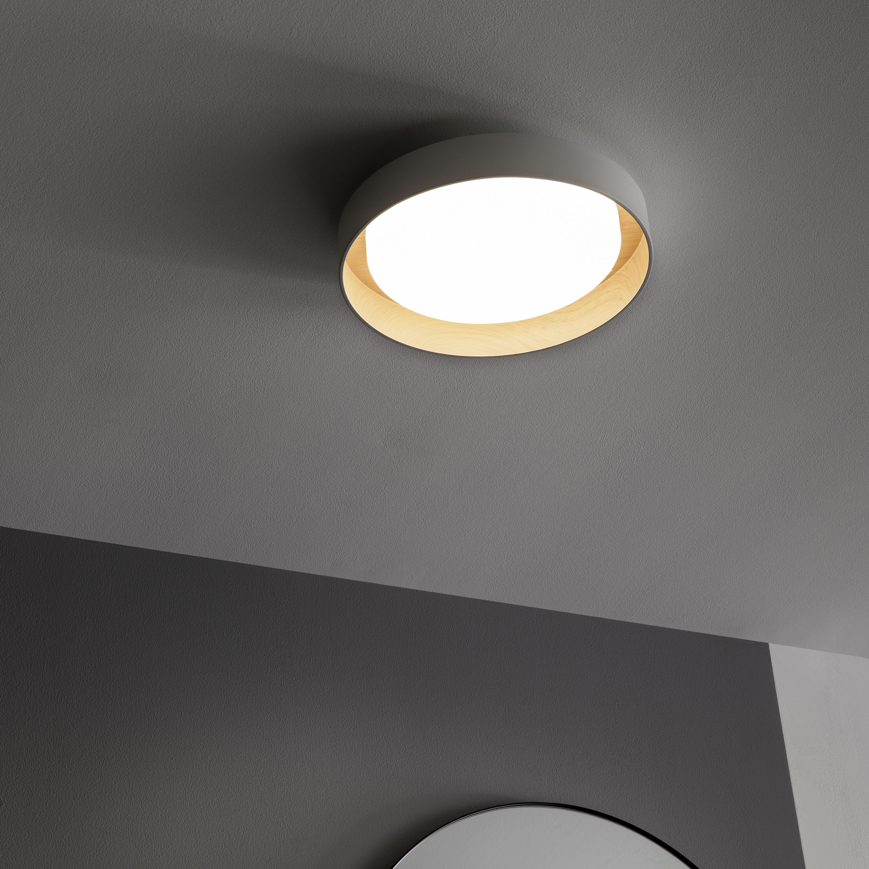 Plafon Malai biały śr. 30 cm LED Inspire - 3