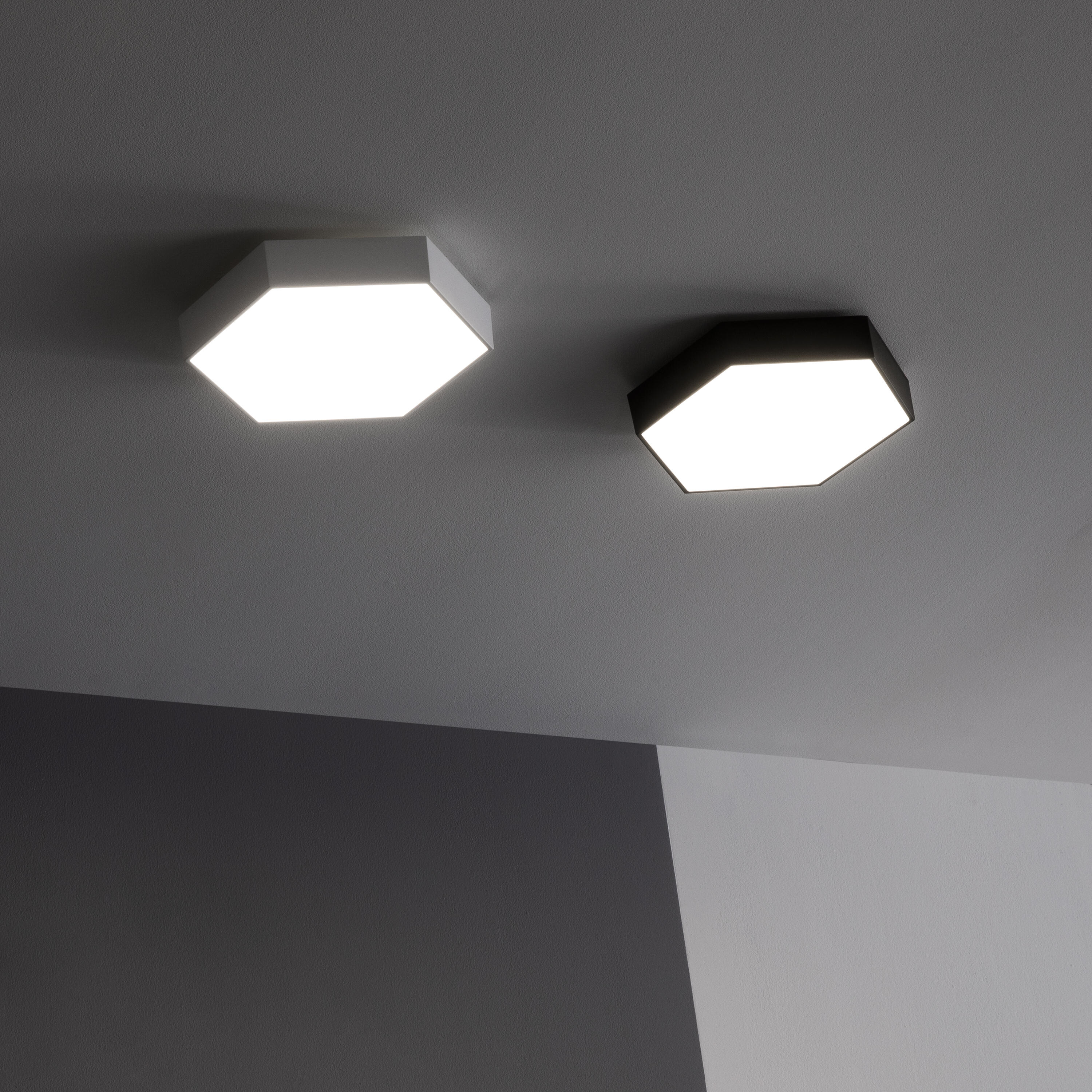 Plafon Gunza czarny śr. 25 cm 1700 lm IP44 LED Inspire - 5