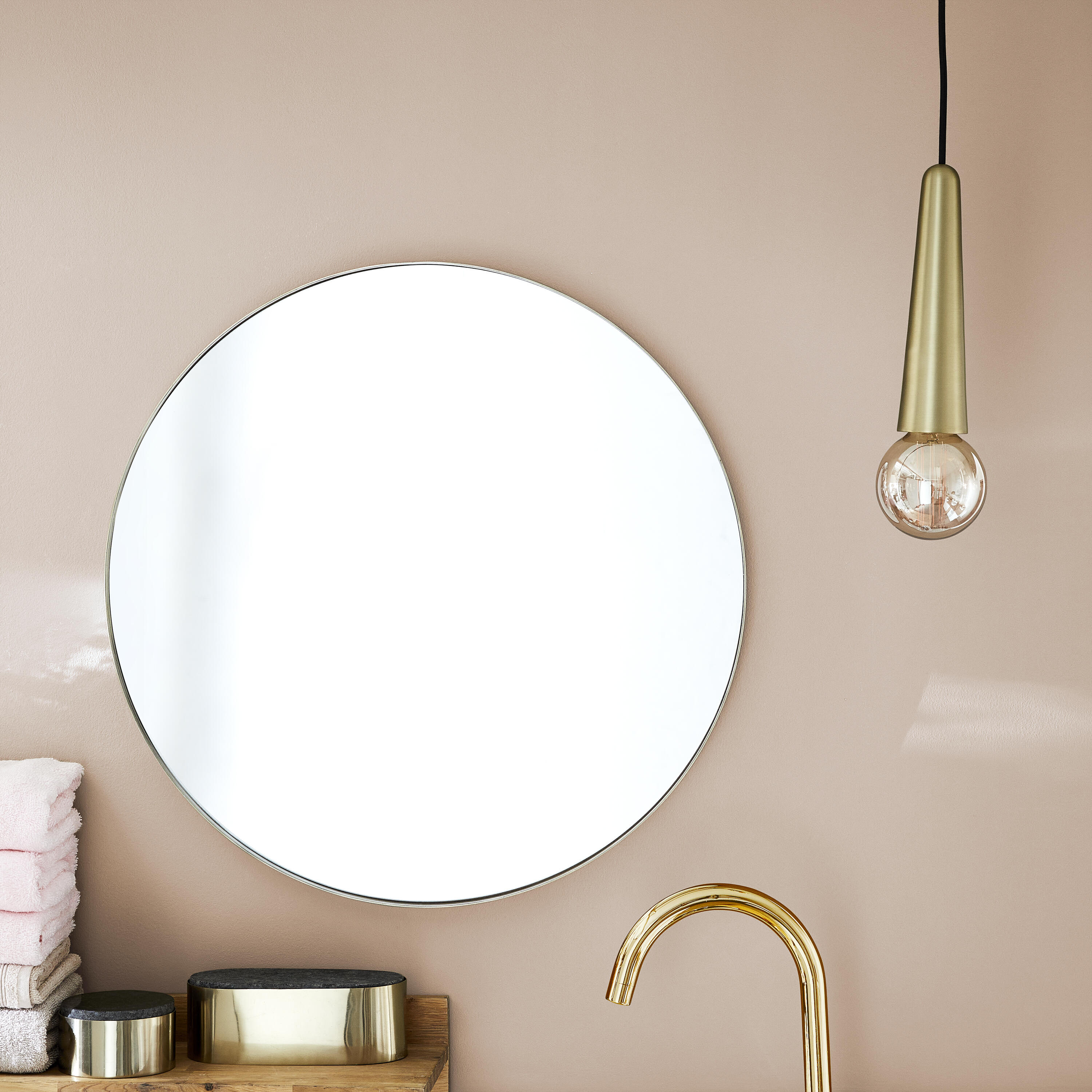 Lampa wisząca Moho mosiądz E27 IP44 Inspire - 4