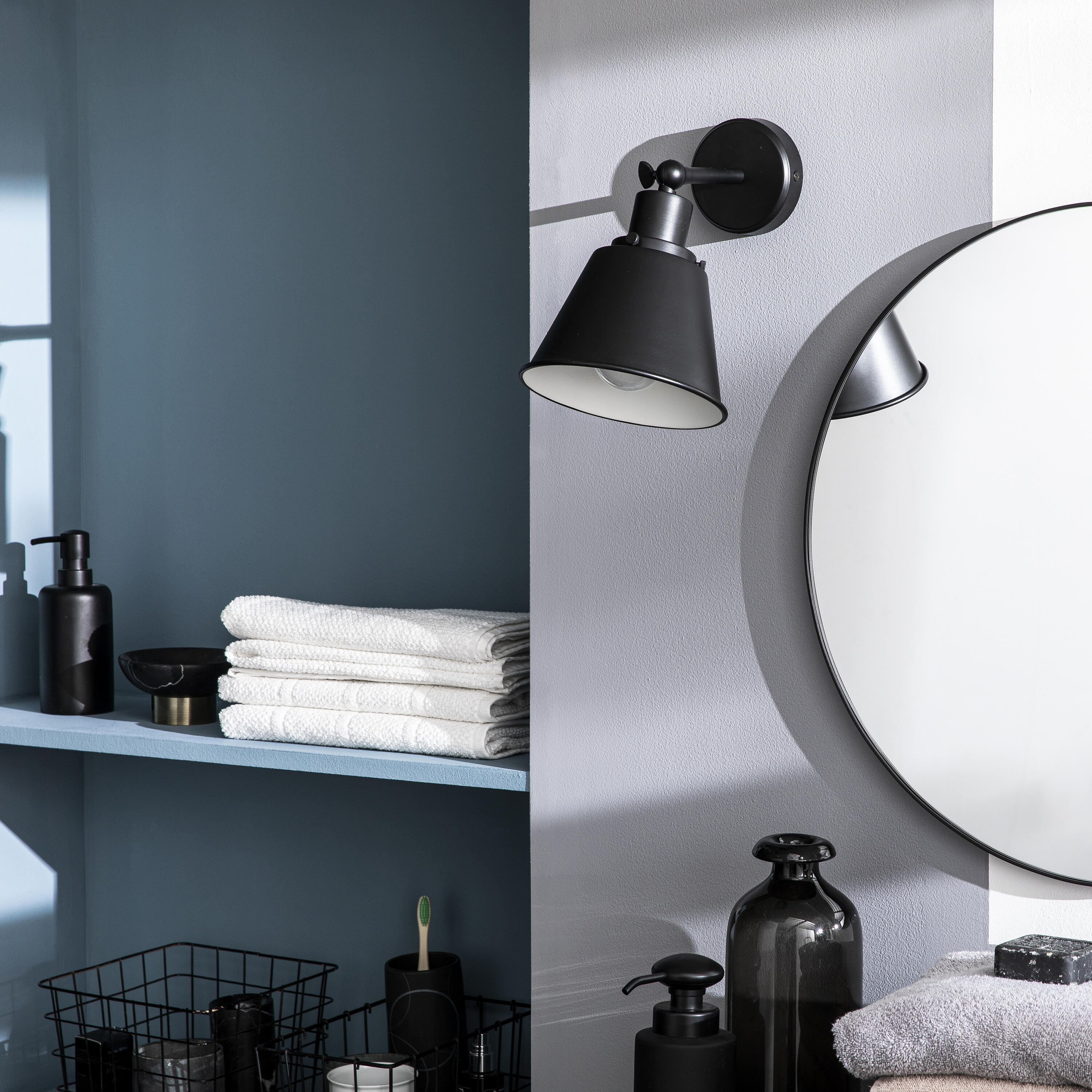 Reflektor Gerli czarny E27 IP44 Inspire - 3