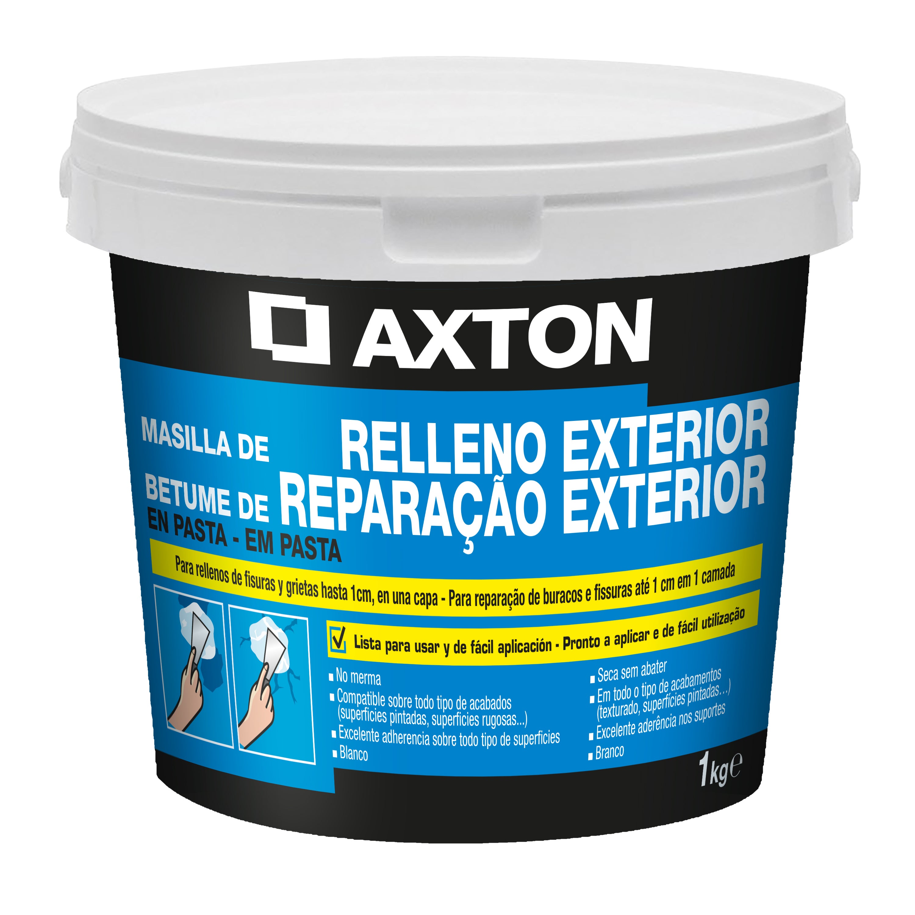 Pasta relleno exterior axton 1 kg