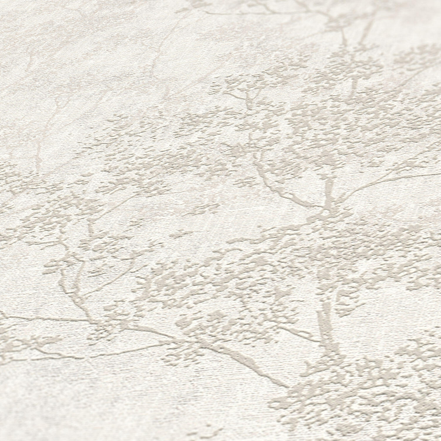Papel pintado vinilo aplicación cola en pared Naturaleza Ramas 373972 beige, gris, marrón  A.S. CREATION 53cmx10.05m superlavable apto para cocinas o baños - 4