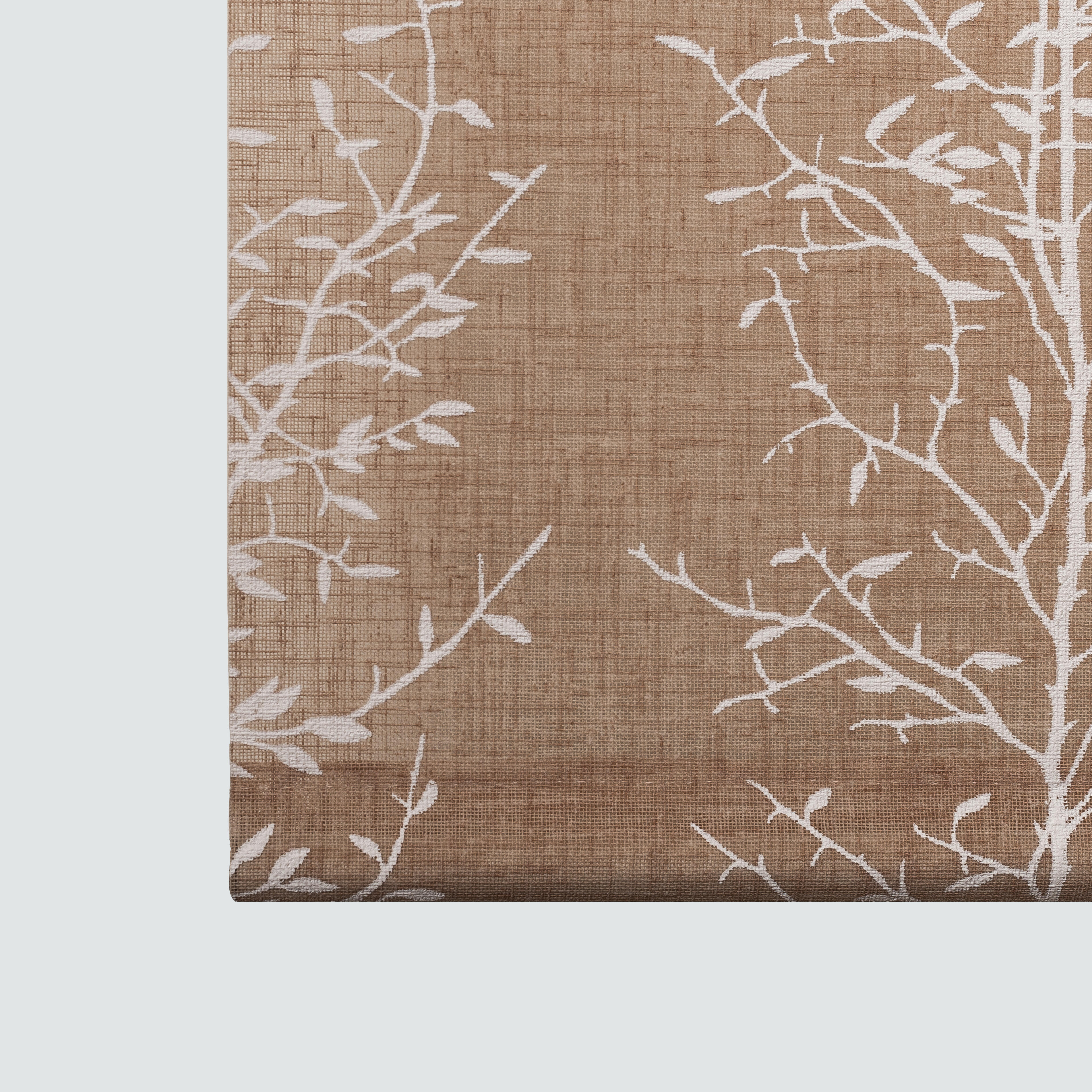 Estor enrollable translúcido  con cadena Oasis poliéster planta blanco  de 135x250cm - 5