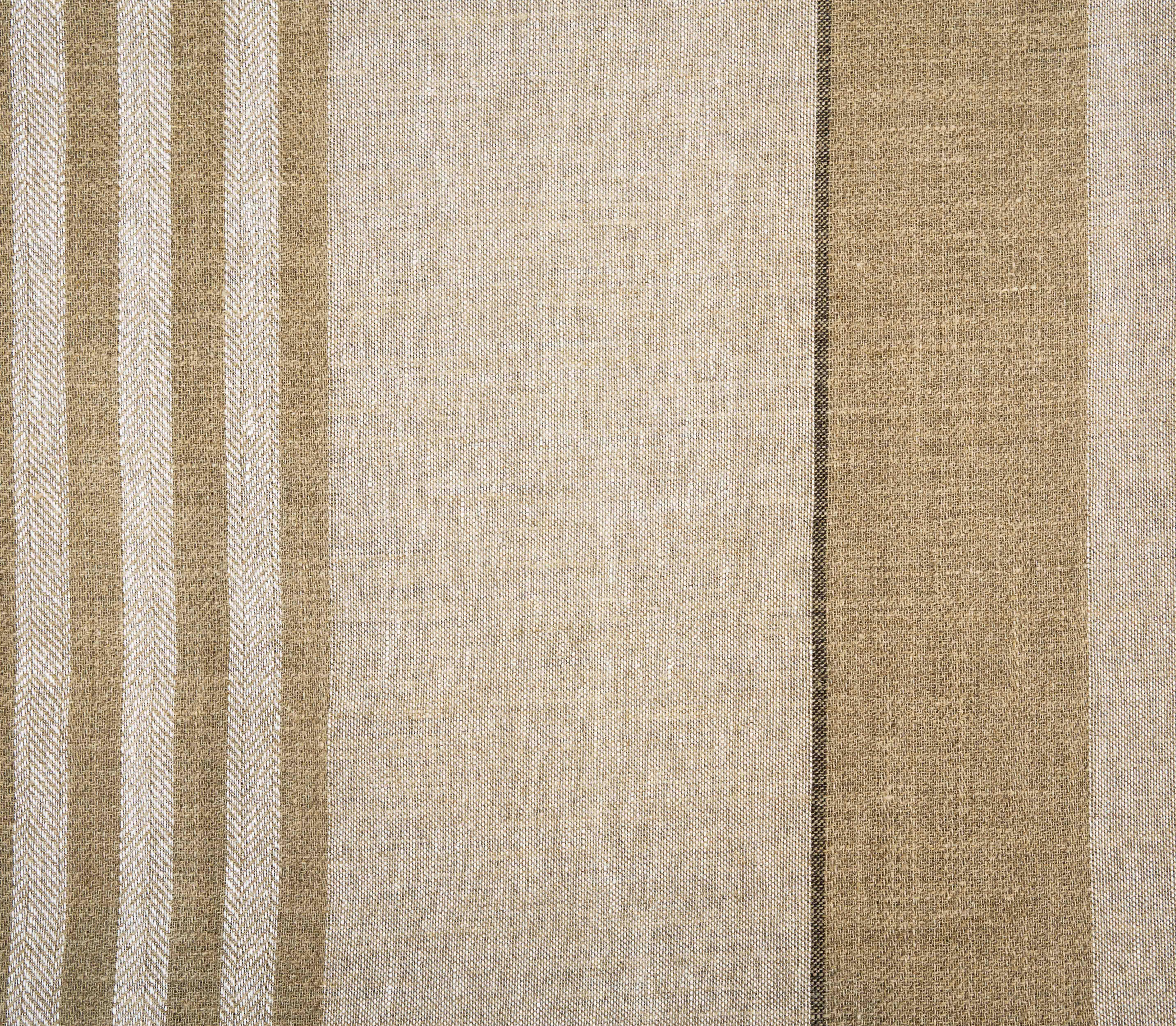 Funda de cojín rectangular Lille lino rayas natural y blanco INSPIRE 50 x 30 cm - 3