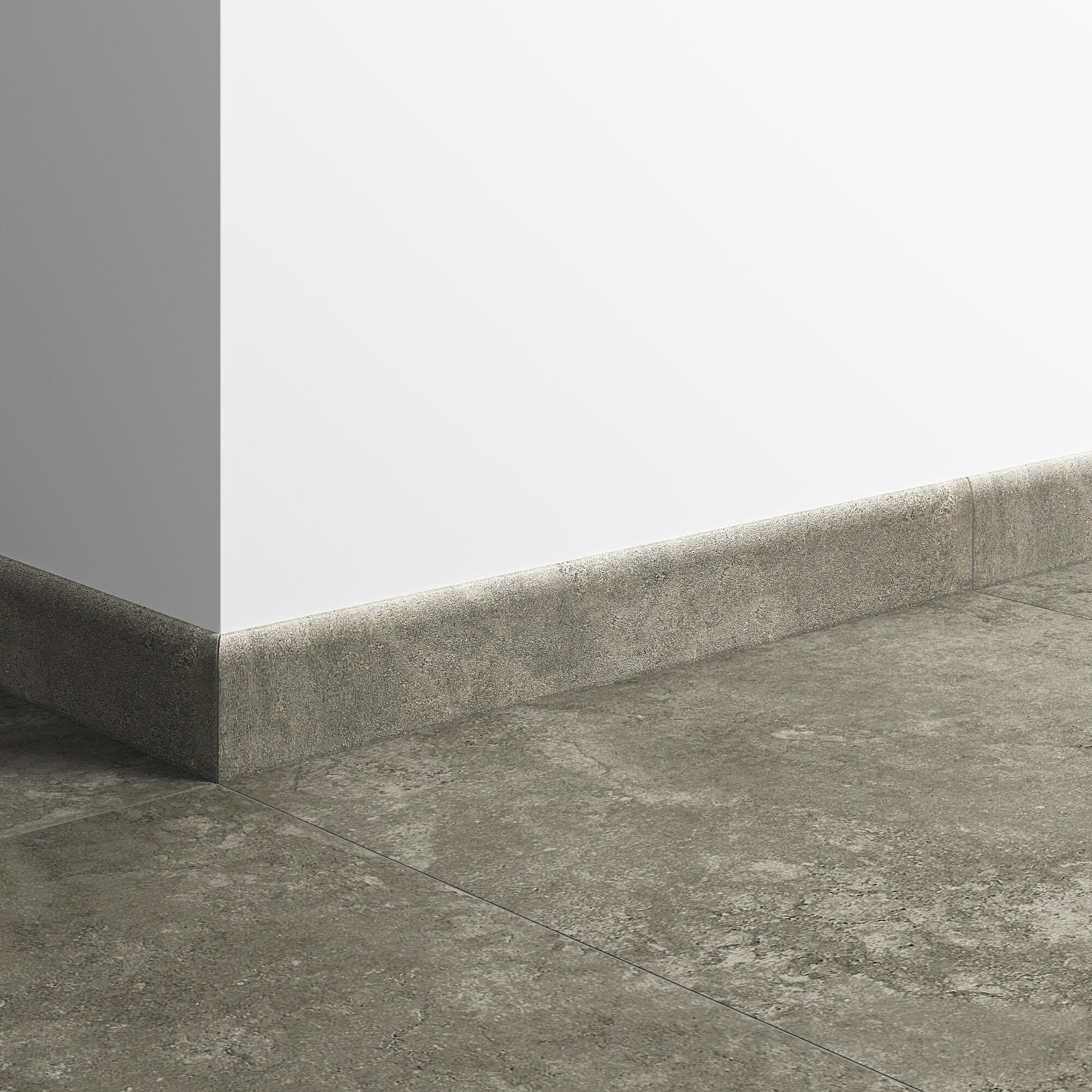 Lot de 2 plinthes carrelage Pierre gris n°71, Ht.  x L. 60 cm, Ep.8 mm - 2