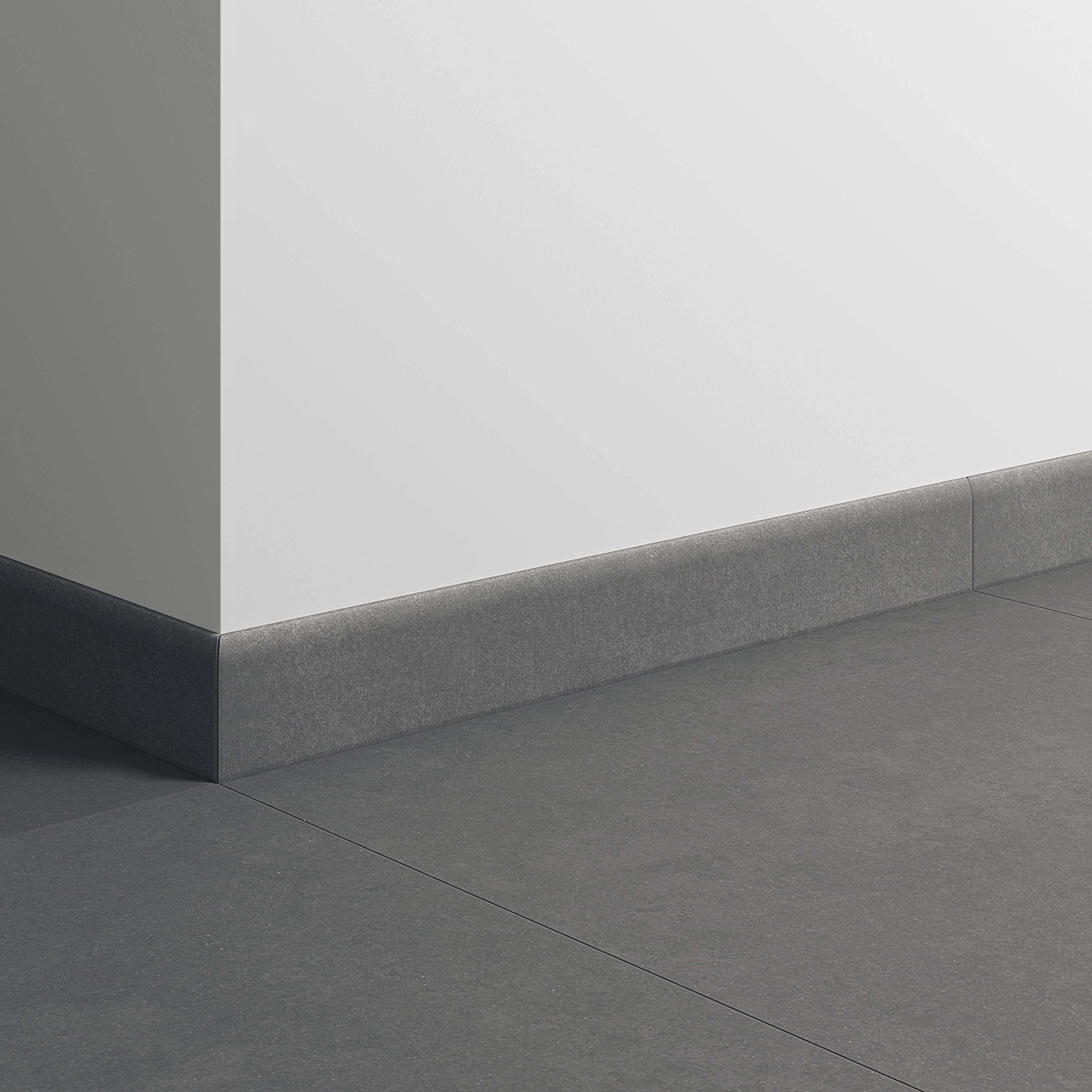 Lot de 2 plinthes Pierre gris moyen n°13, Ht.  x L. 60 cm, Ep.8 mm - 2