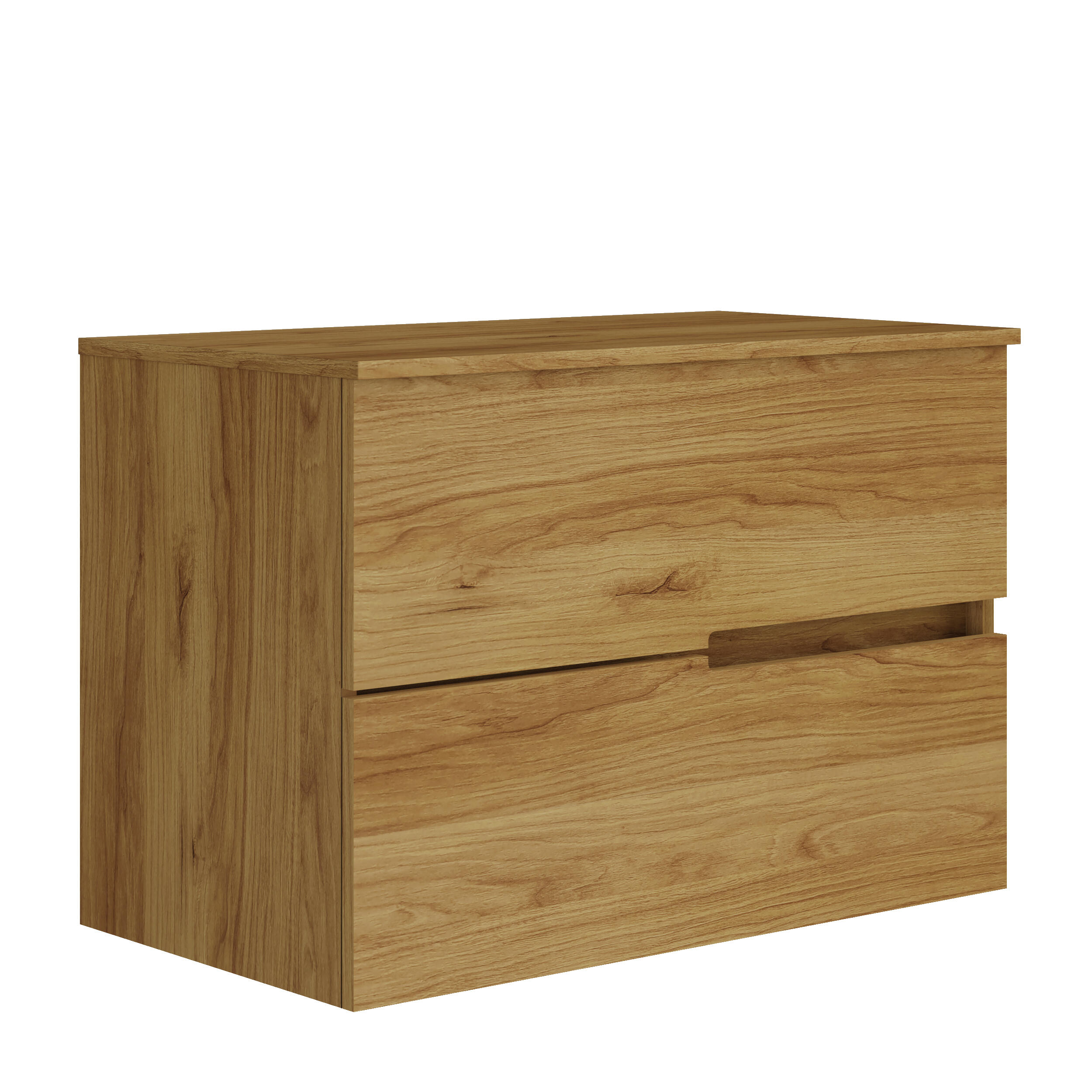 Mueble de baño alda top roble 80x46 cm