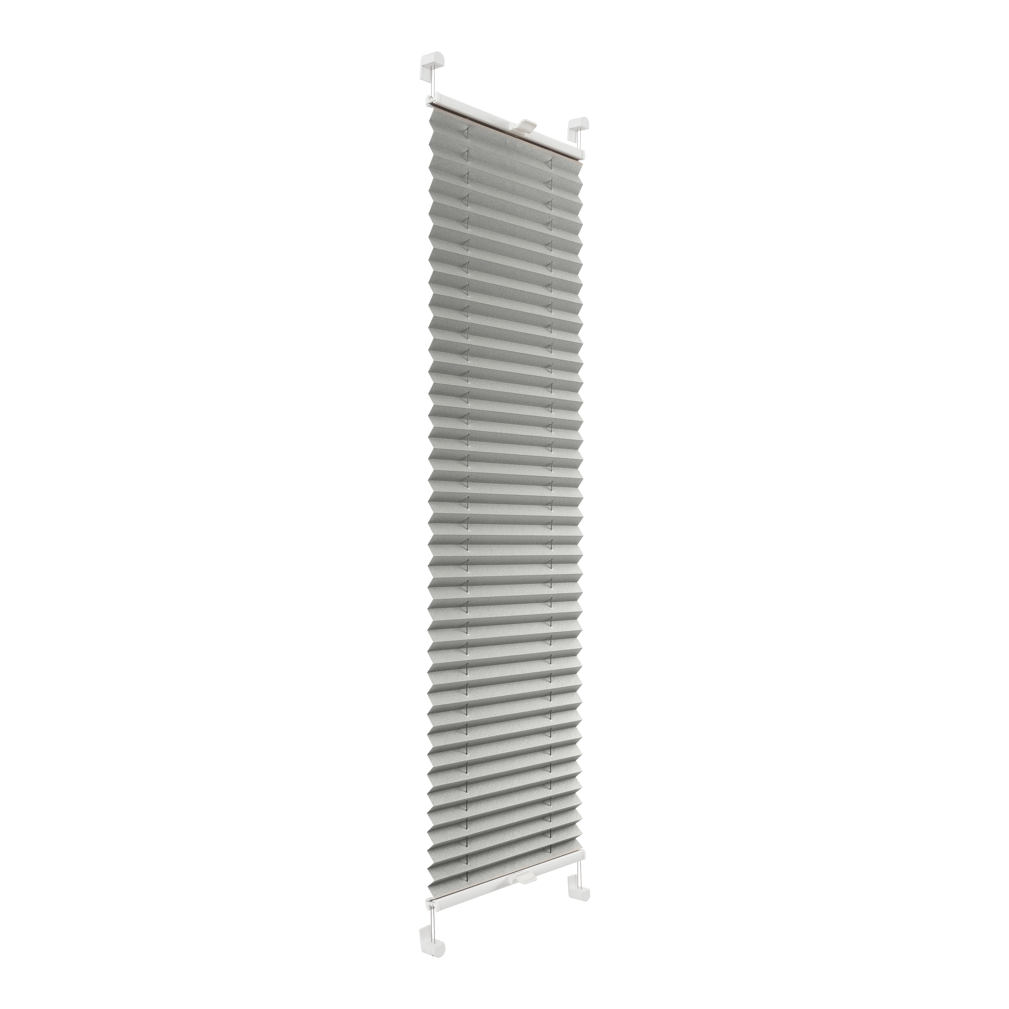 Roleta plisowana zaciemniająca Srebro 46 x 220 cm termoizolacyjna