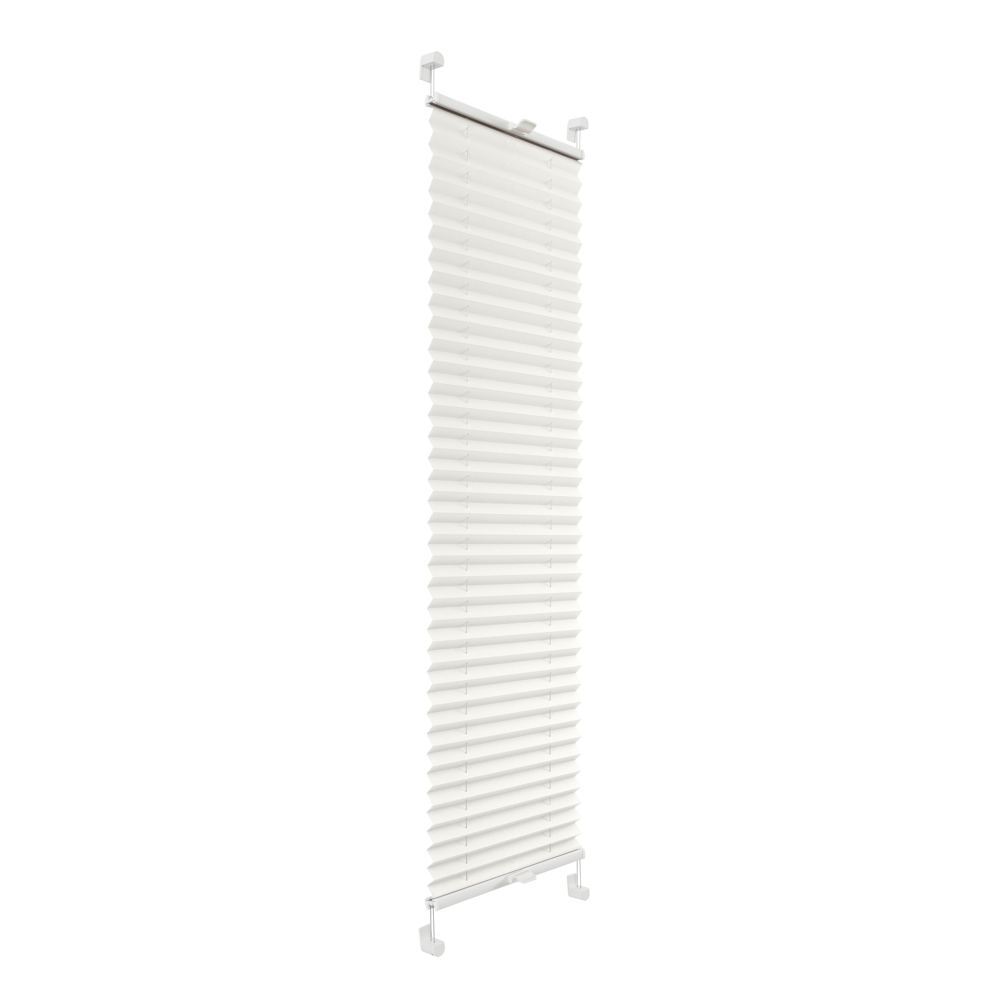 Roleta plisowana zaciemniająca Śnieżnobiała 68 x 220 cm termoizolacyjna