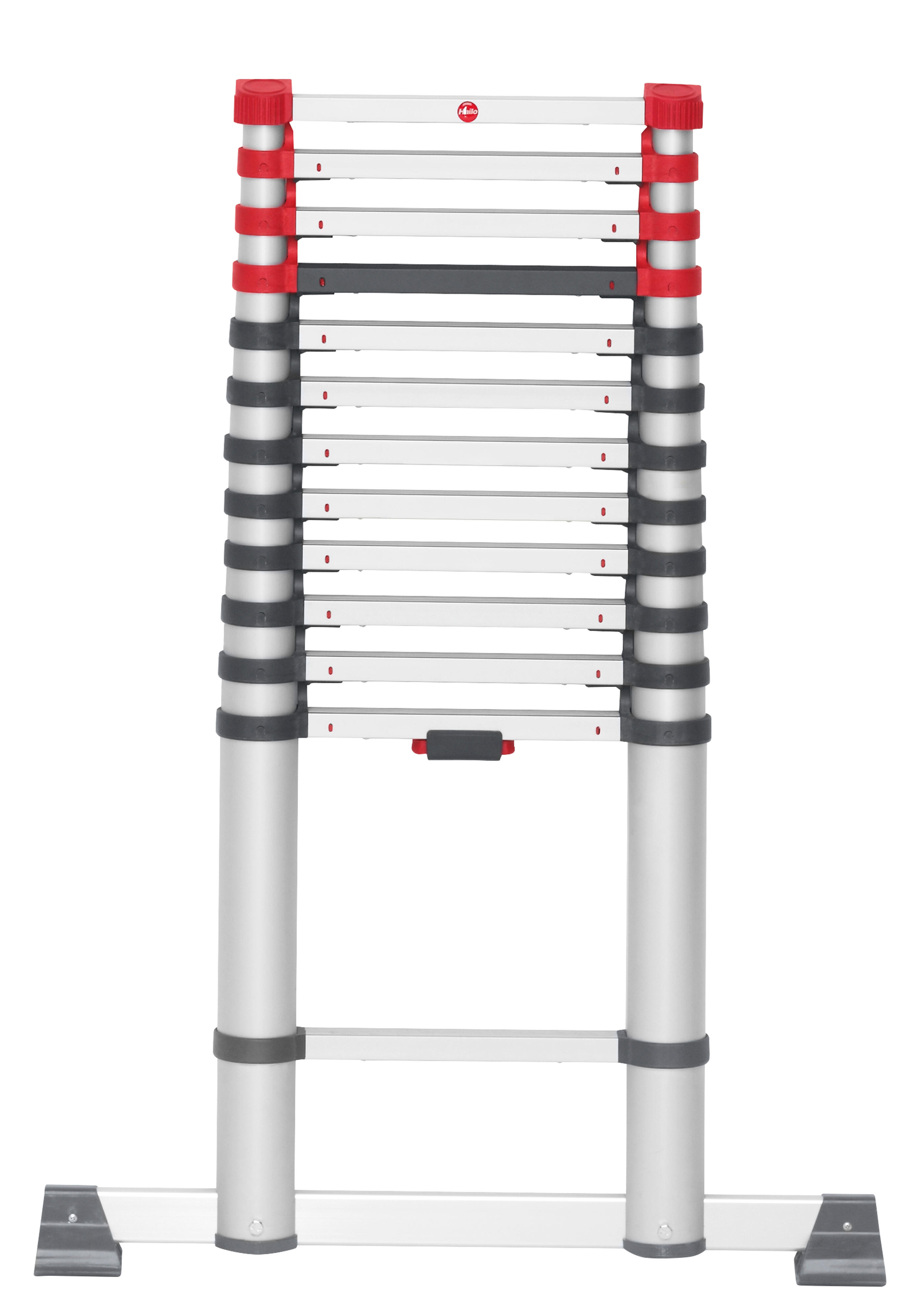 Echelle télescopique aluminium HAILO 13 marches - 15