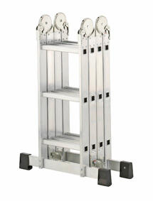 Echelle multiposition aluminium HAILO 12 marches - 14