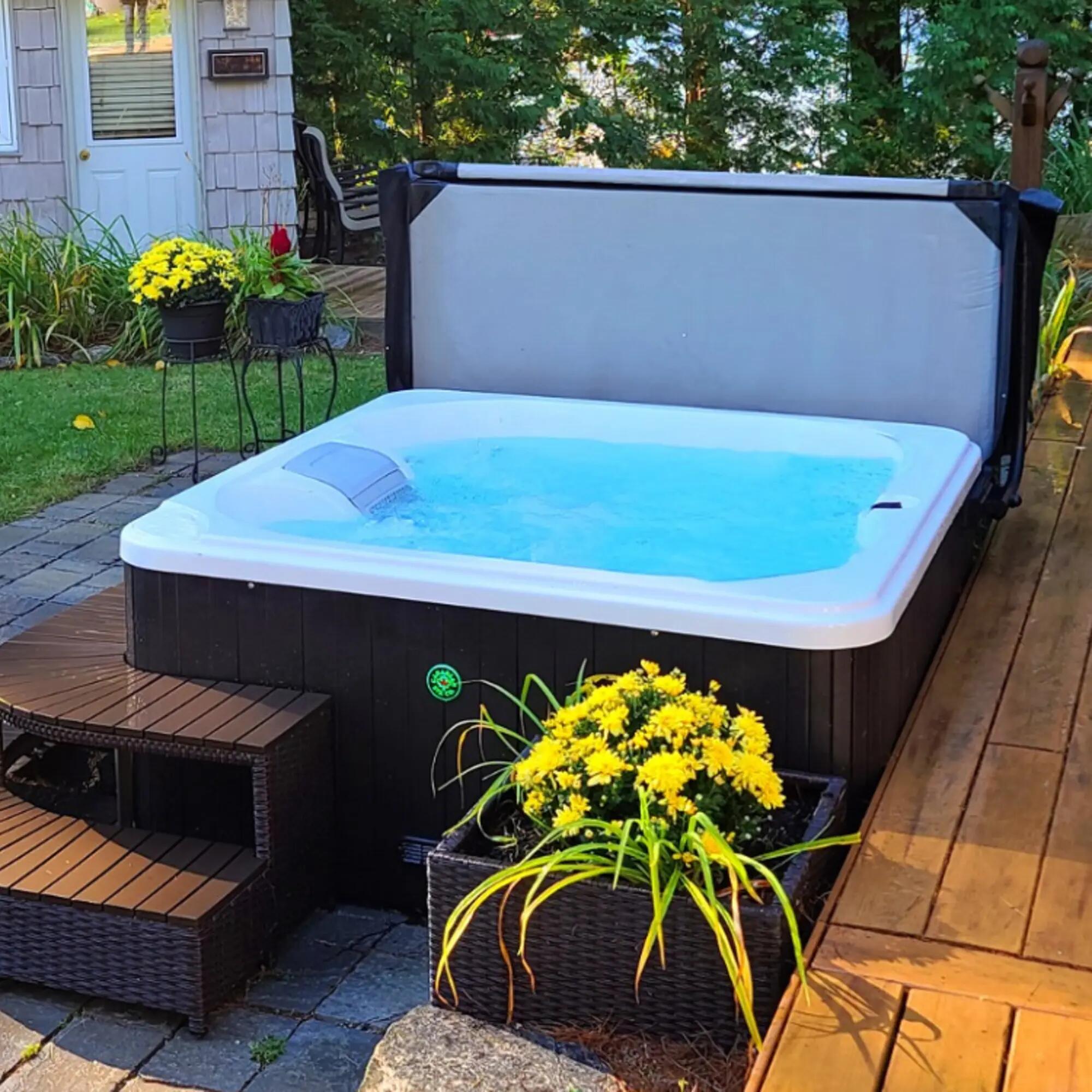 Spa GANDER chocolat 4 places 170X152cm - 8
