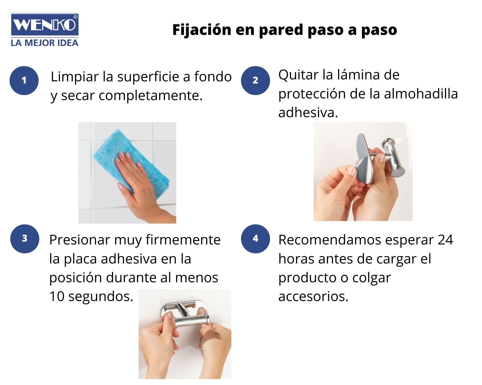 Escobillero Orea plata mate - 6