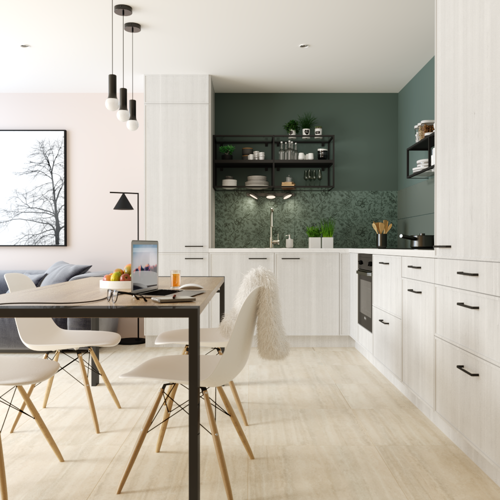 Rodapé poliestireno branco mate 15x80x2200 mm Artens - 8