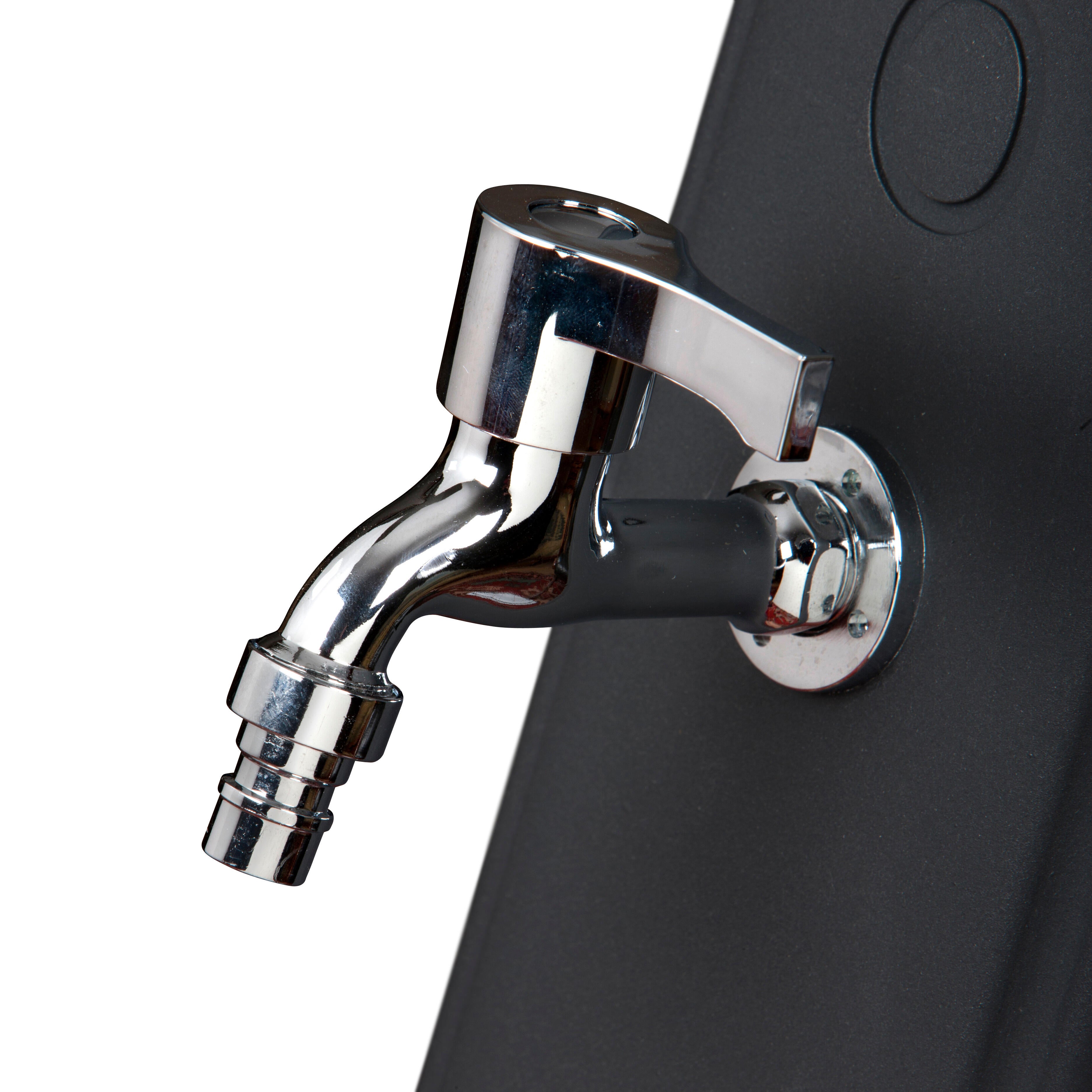 Doccia per piscina solare GRE DSM19 19 L, nero H 119 cm - 5