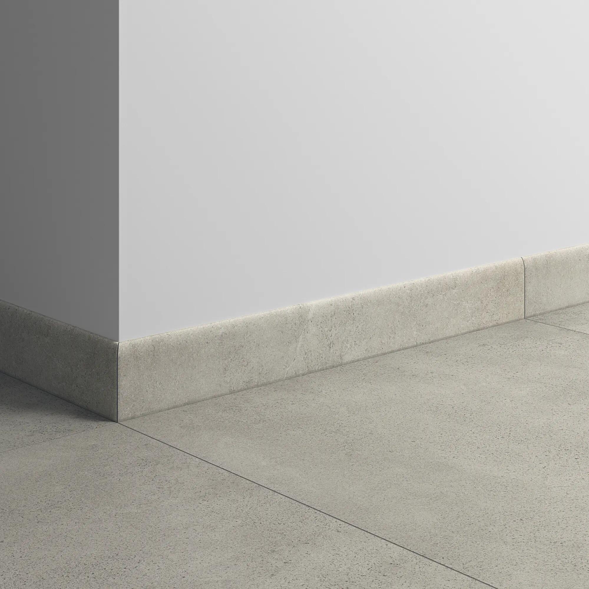 Lot de 2 plinthes carrelage Pierre beige clair n°16, Ht.  x L. 60 cm, Ep.8 mm - 2