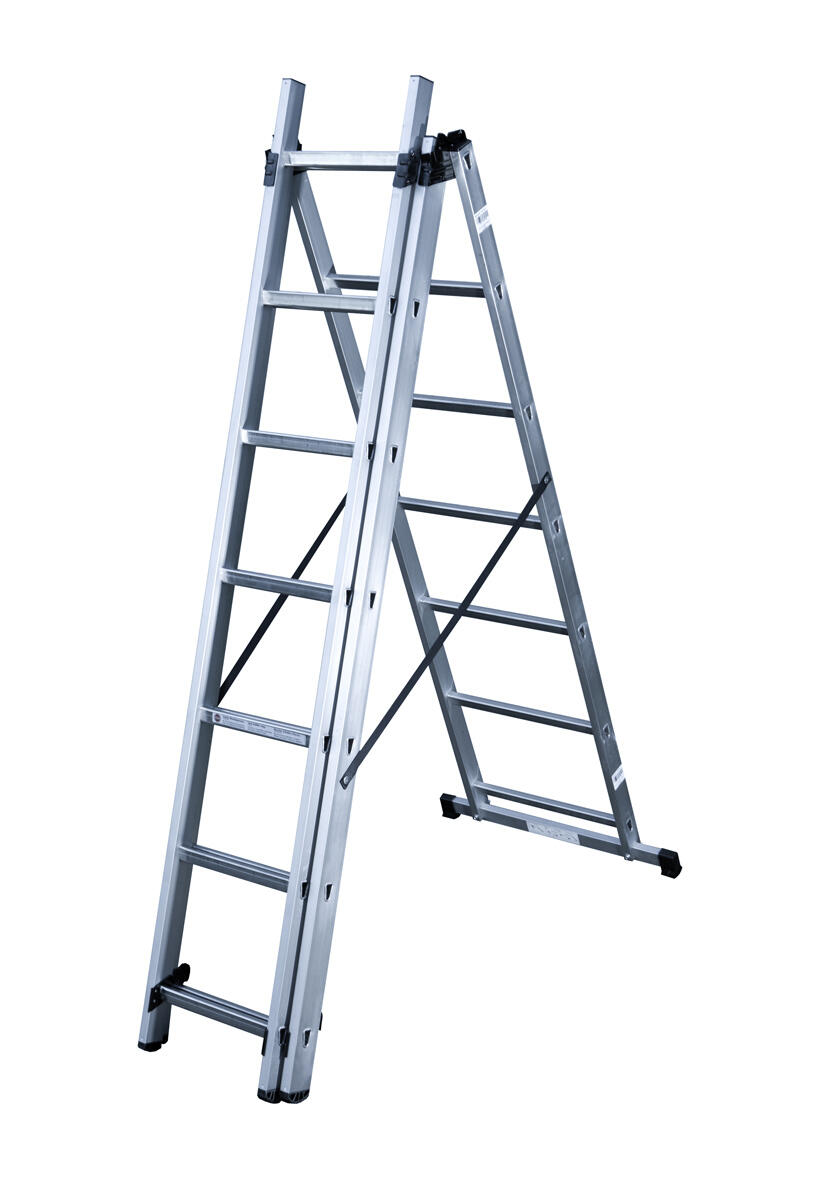 Echelle transformable aluminium HAILO 21 marches - 2