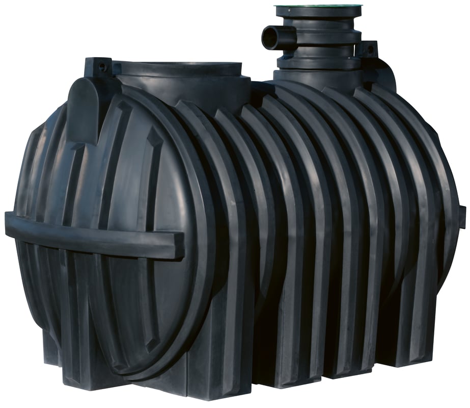 Zbiornik na deszczówkę 2400 l czarny