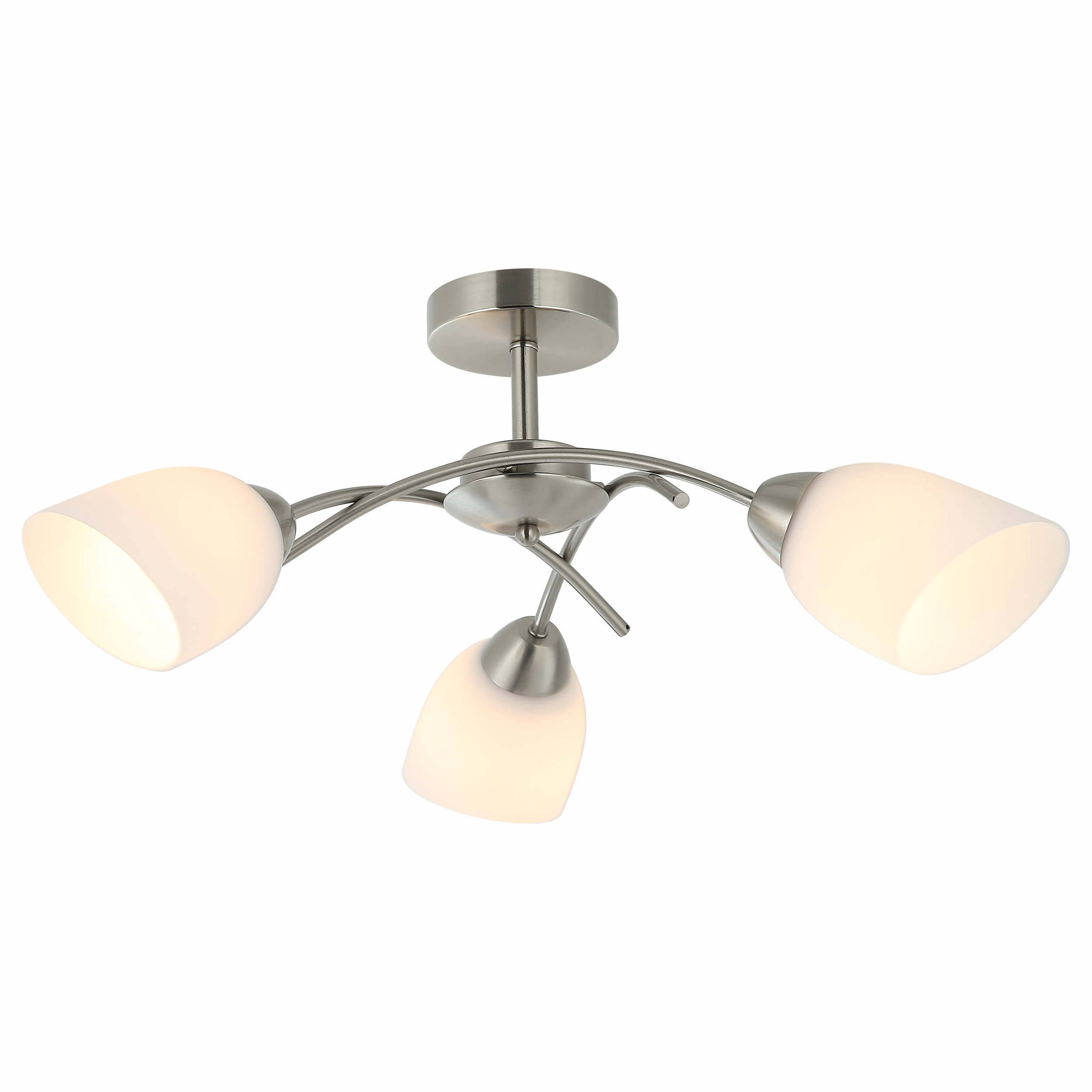 Lampa sufitowa Donna nikiel 3 x E27 Lamkur - 7