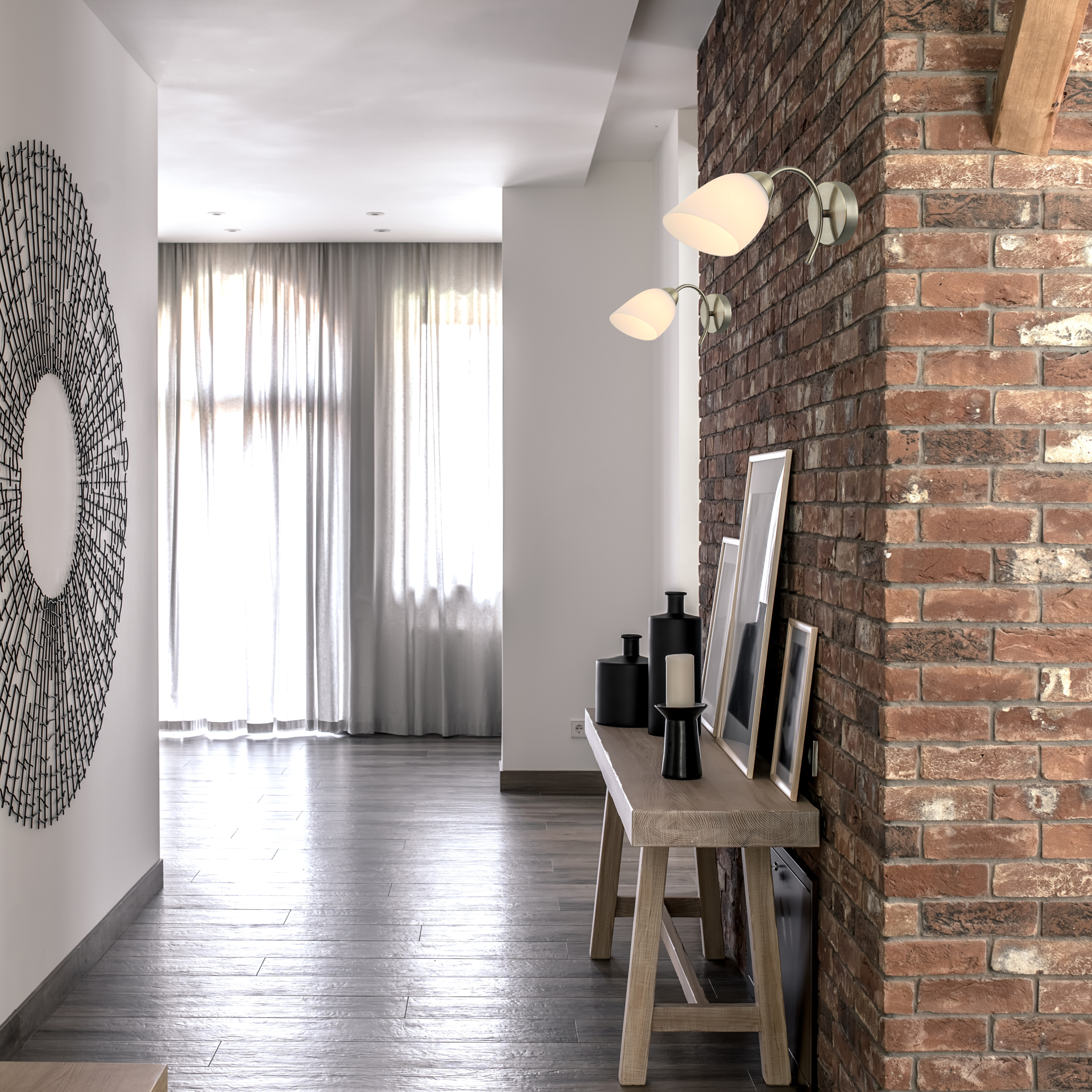 Kinkiet Donna patyna E27 Lamkur - 3